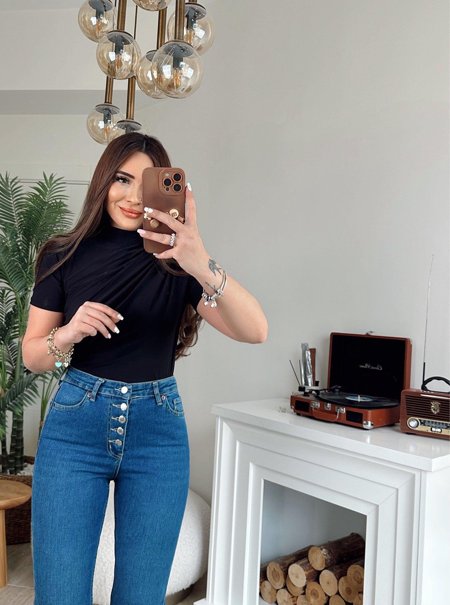 Yeni Sezon Sandy Kumaş Büzgülü Badi