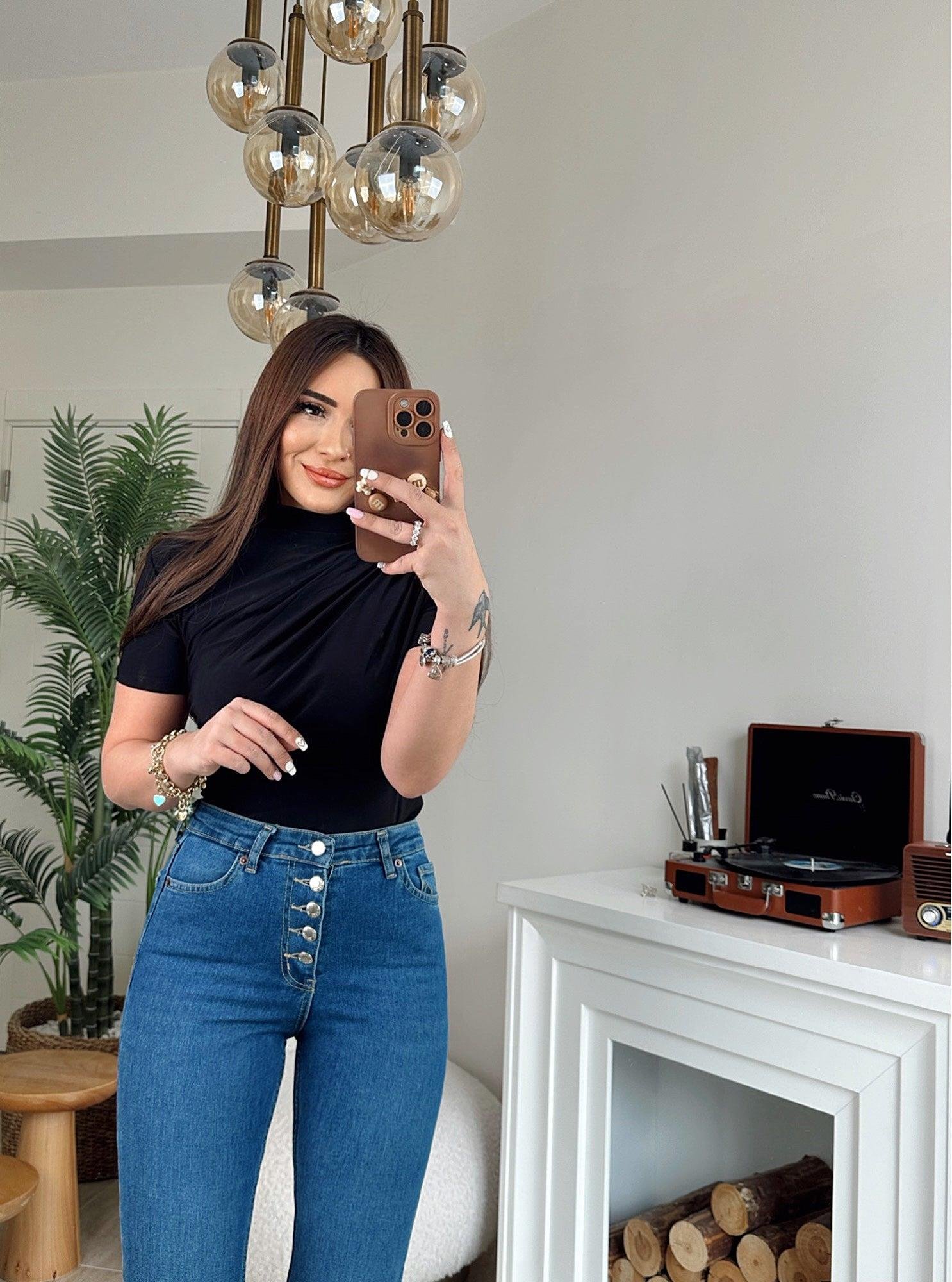 Yeni Sezon Sandy Kumaş Büzgülü Badi