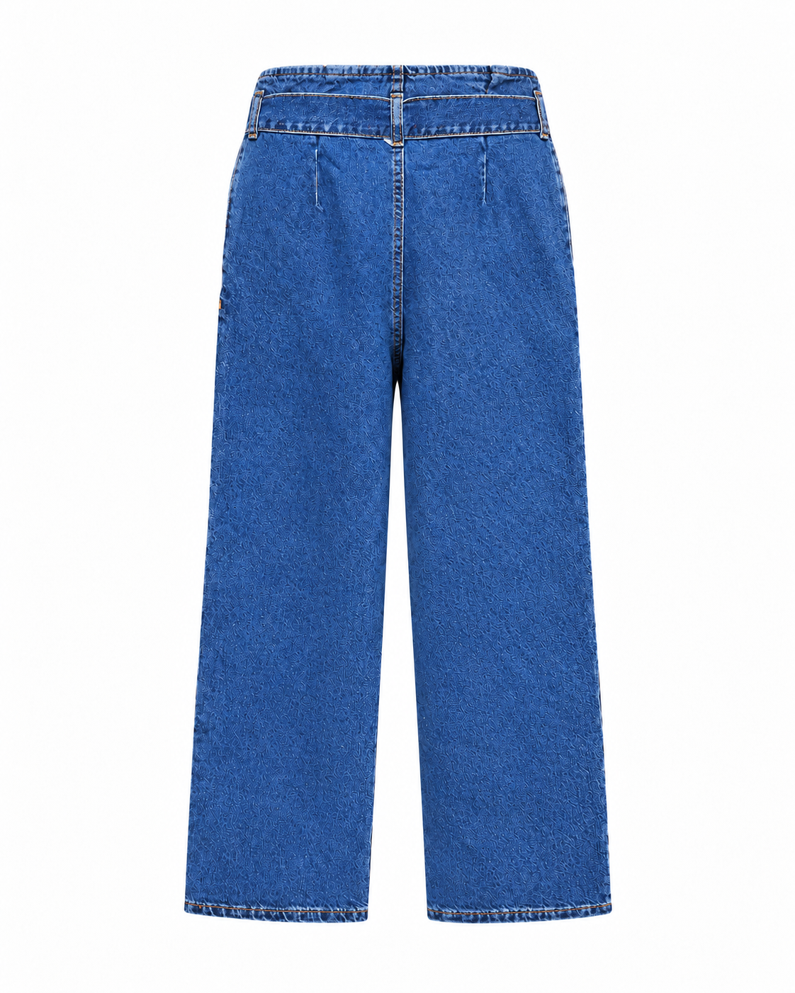 Yüksek Bel Kuşaklı Jean