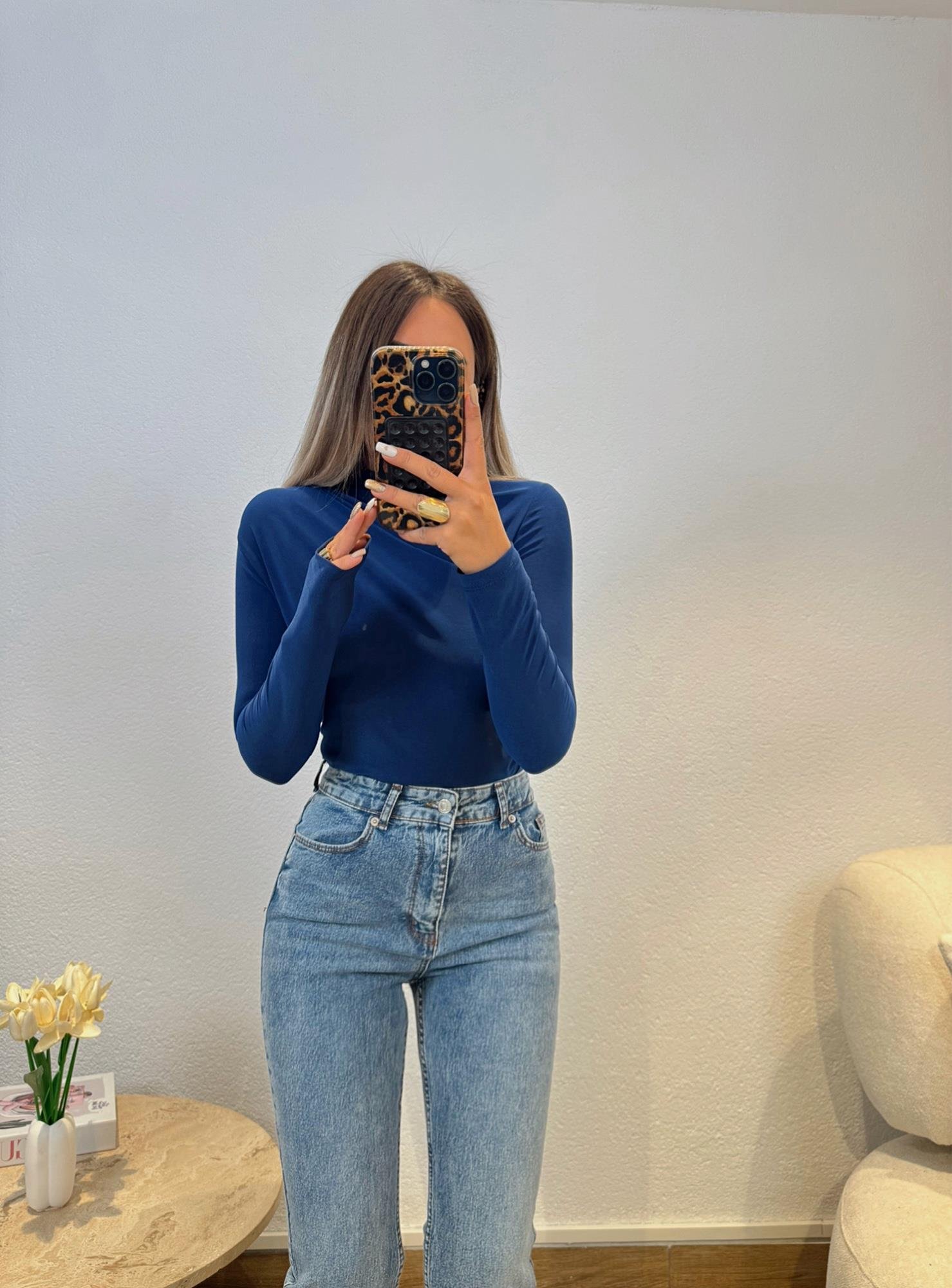 Z.a Açık Mavi Kesik Paça Boyfit Jean