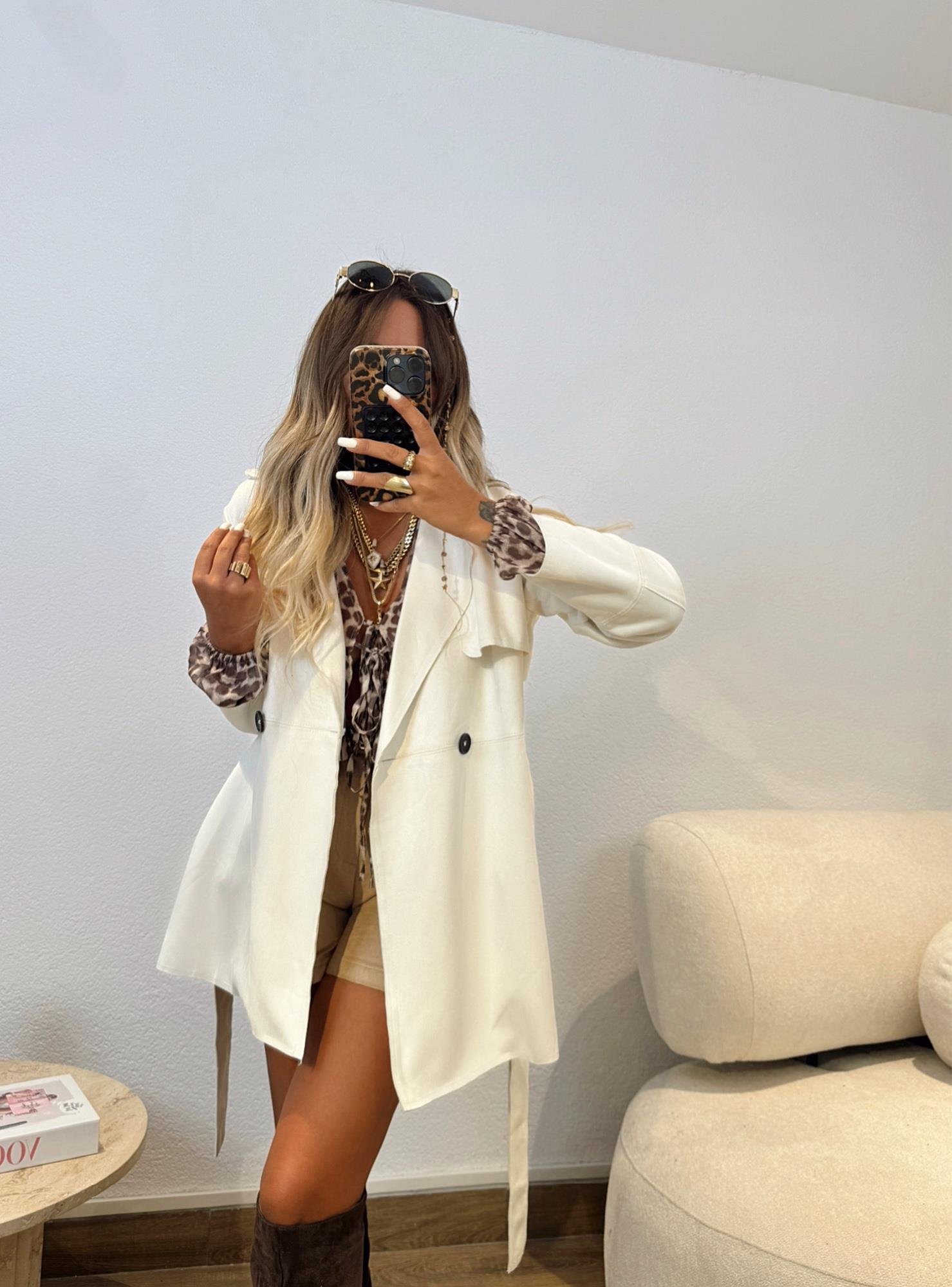 Z.a Ekru Nubuk Trench