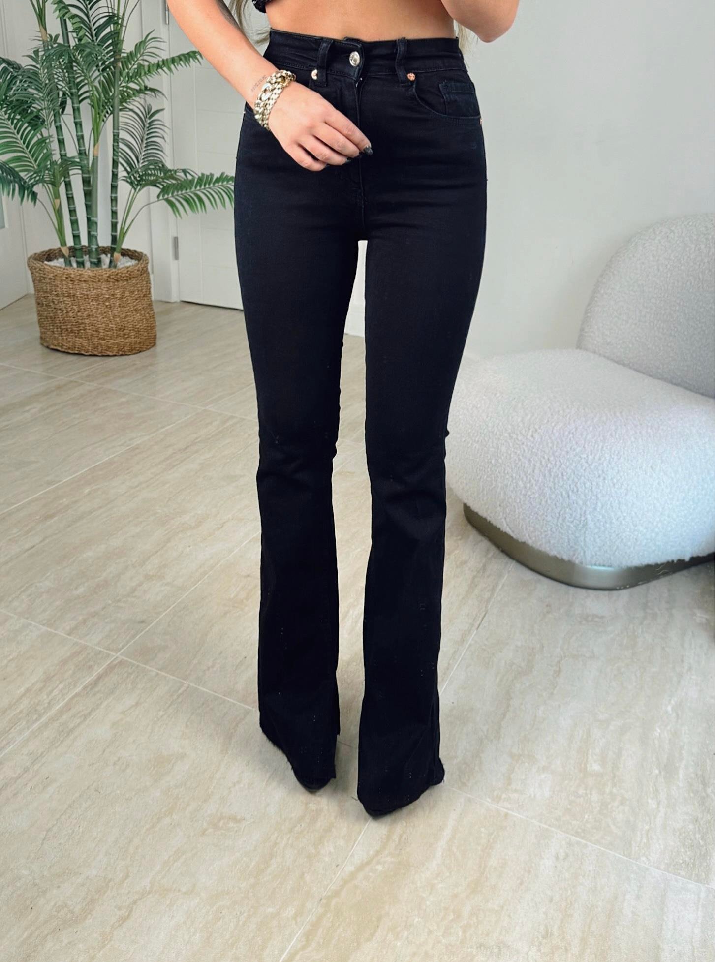 Z.A Paça Yırtmaçlı Jean