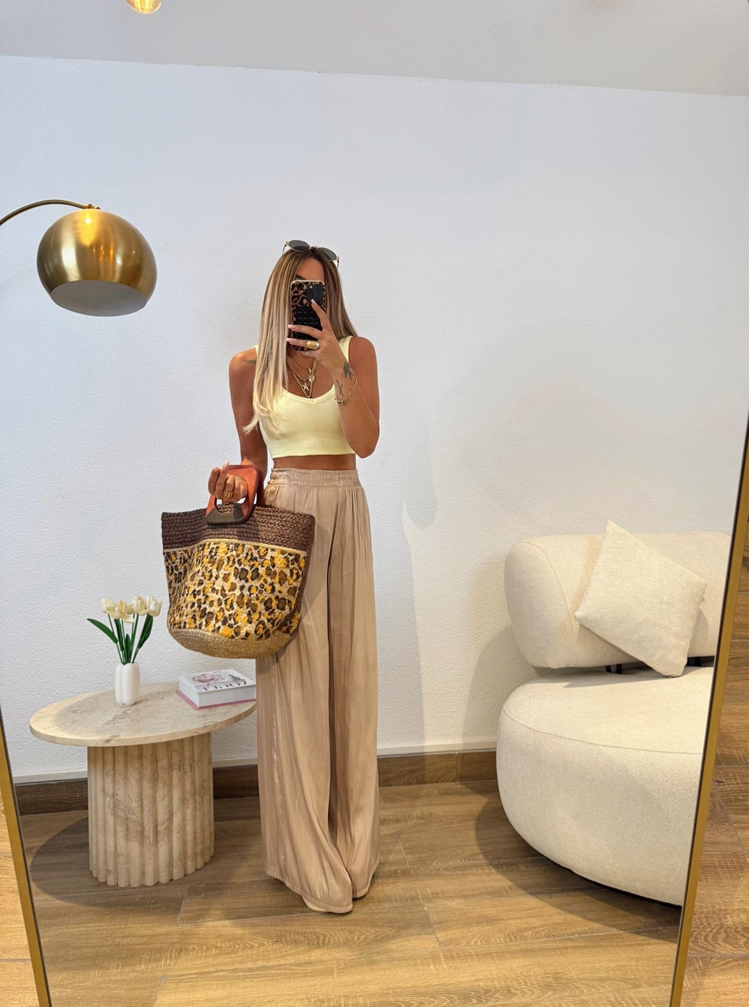 Z.a Model Saten Vizon Bol Pantolon