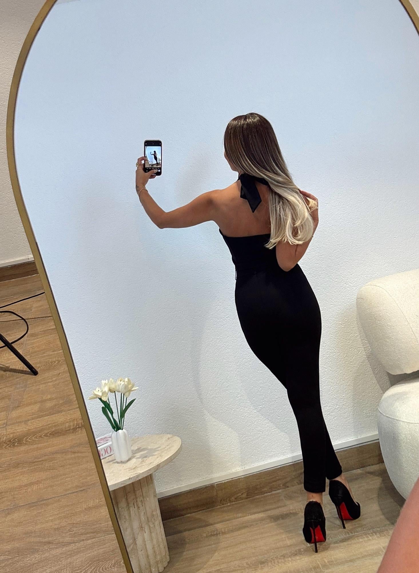 Z.a Boyundan Bağlamalı Crep Bluz
