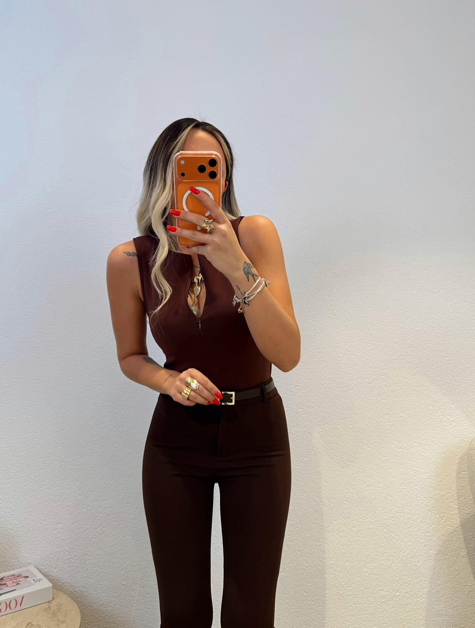 Z.a İspanyol Paça Kahve Pantolon