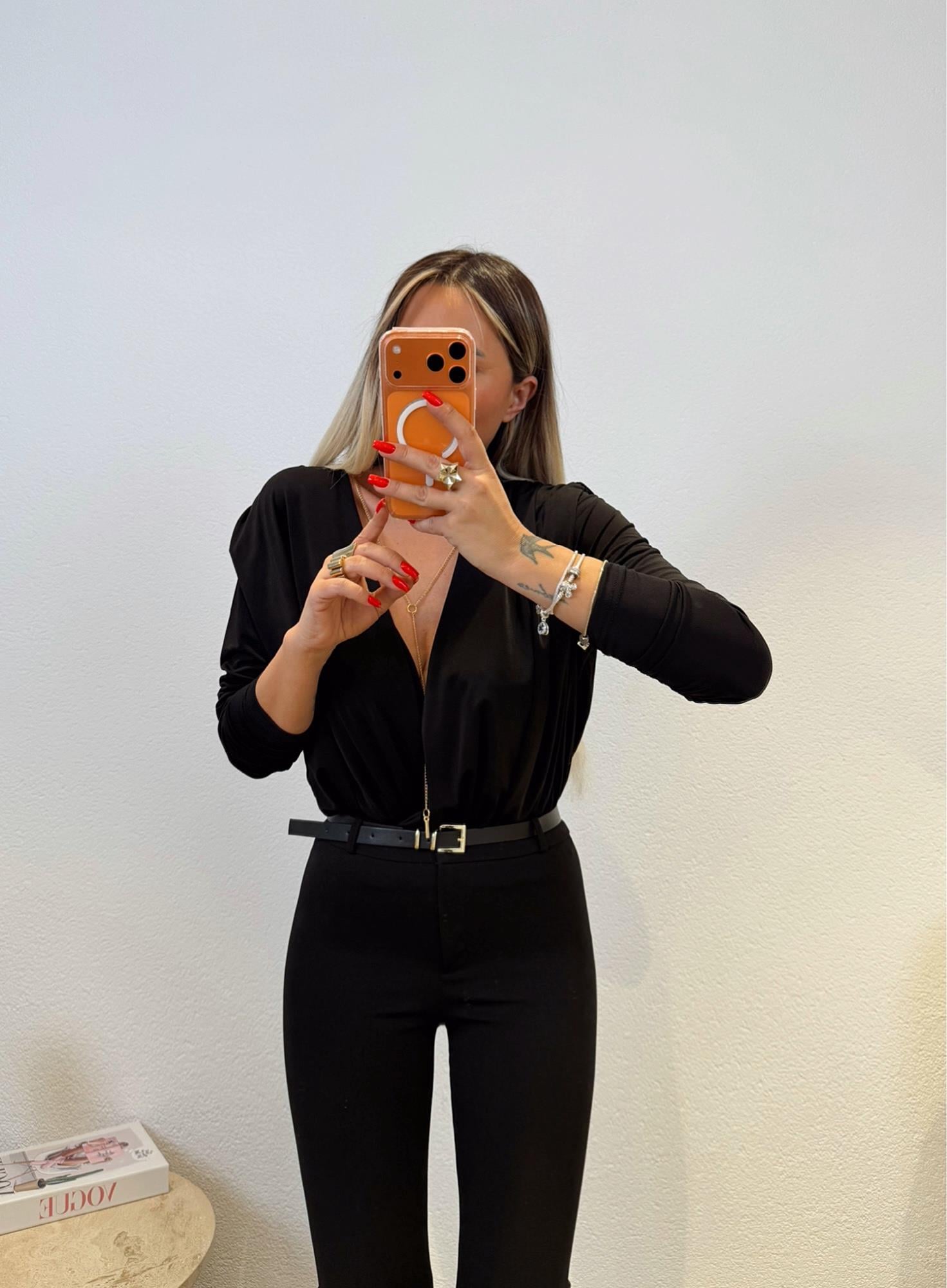 Z.a İspanyol Paça Siyah Pantolon