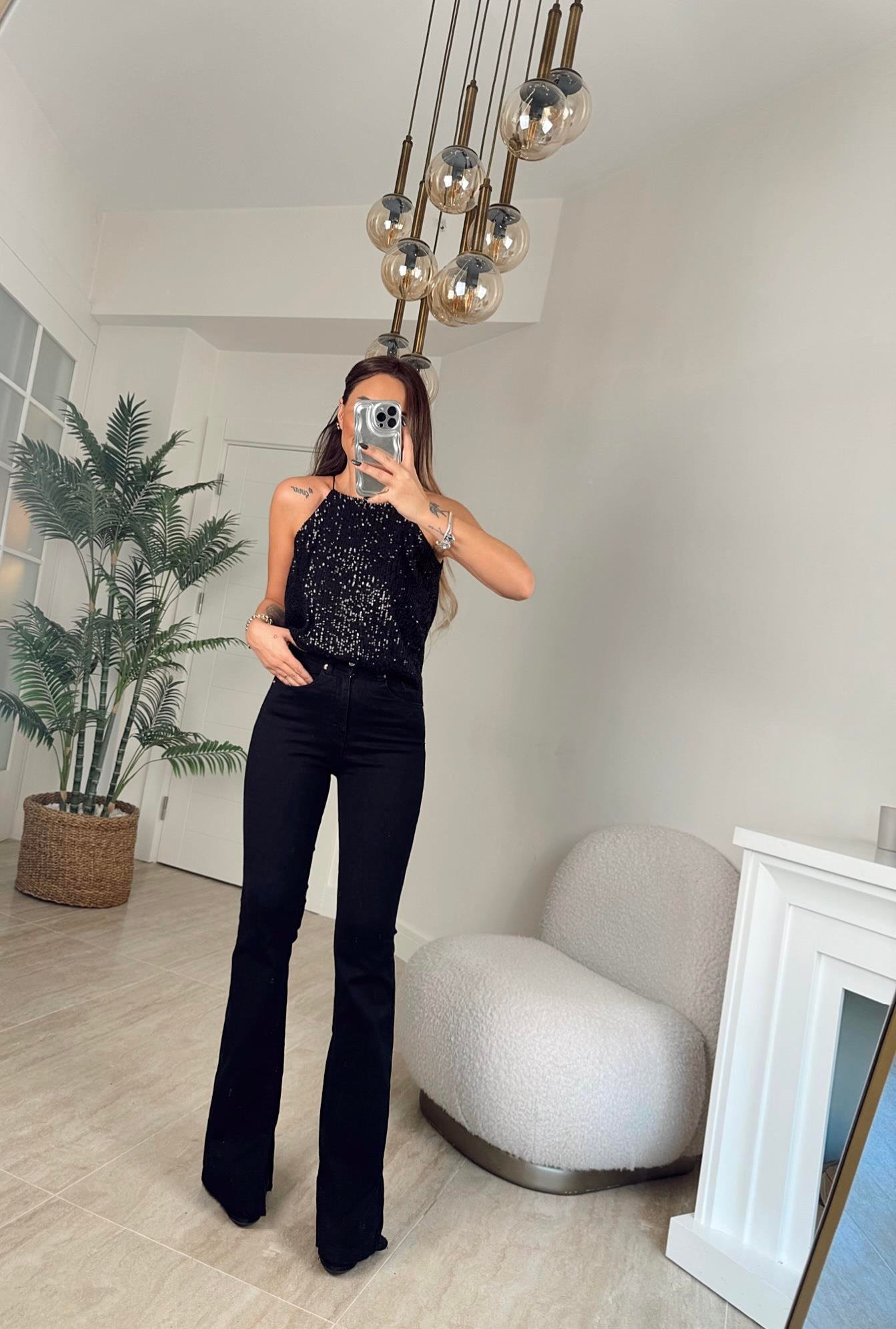 Z.A Paça Yırtmaçlı Jean