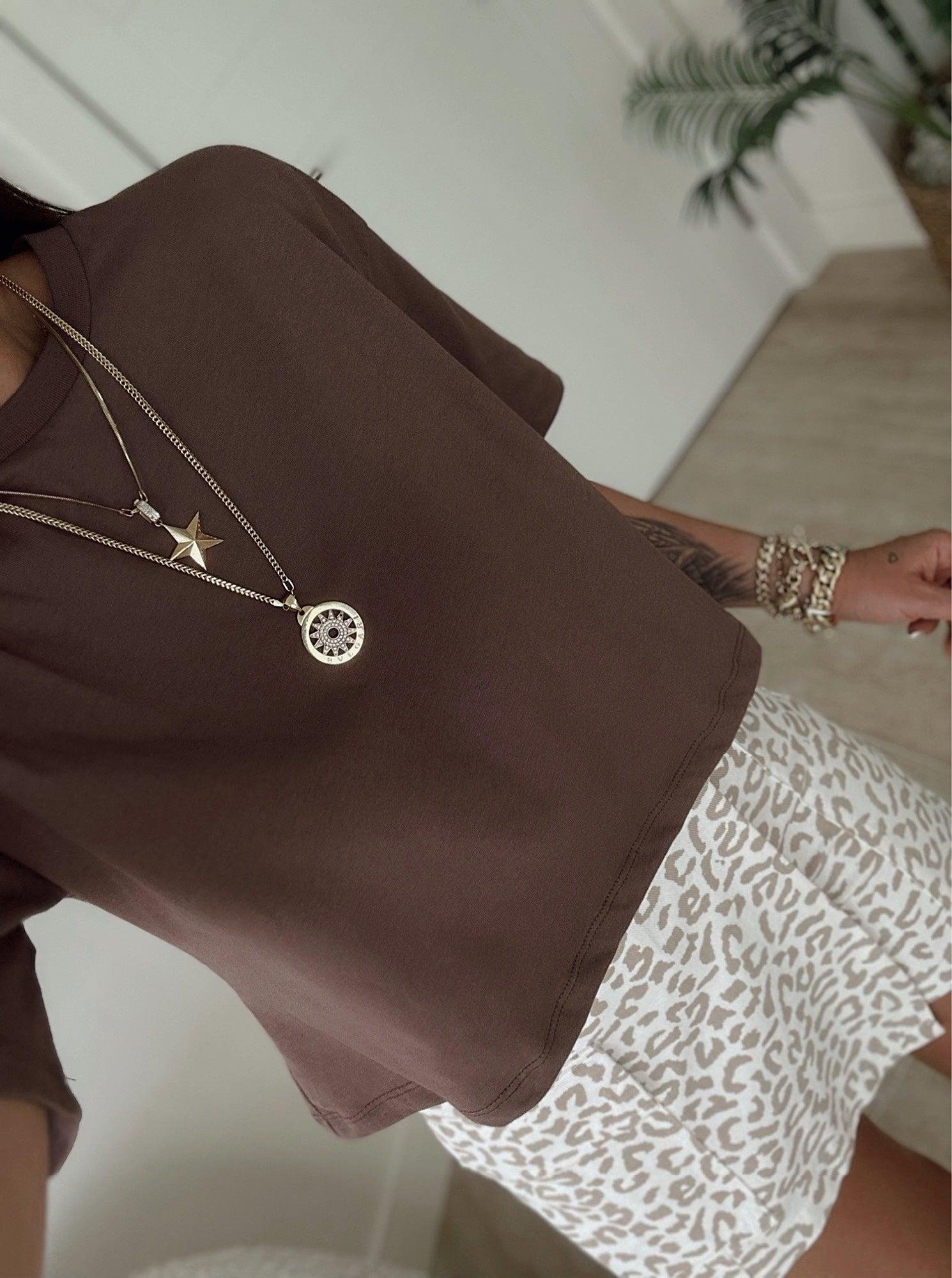 Z.A Kahve Crop Basic