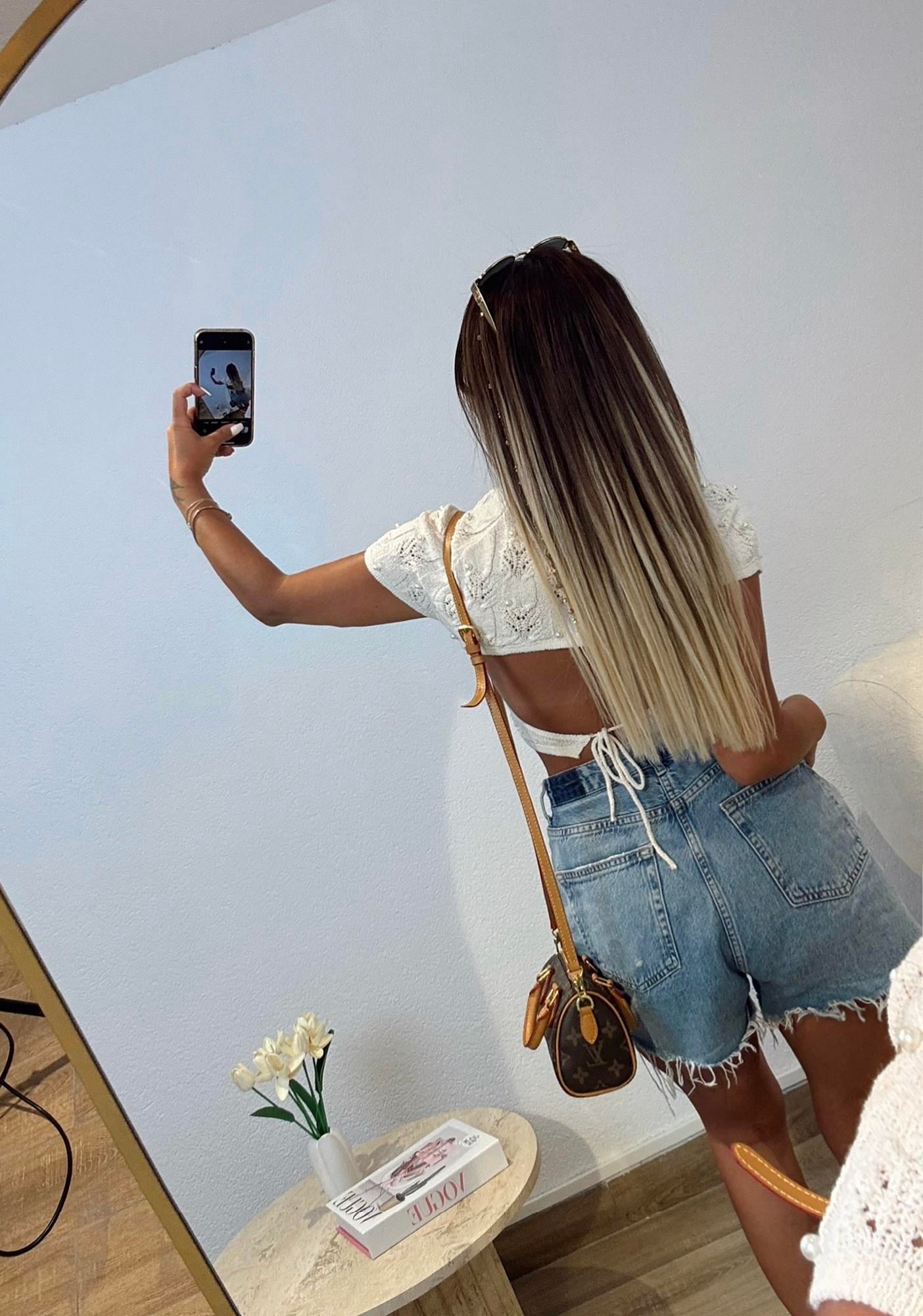 Z.a İncili Triko Crop