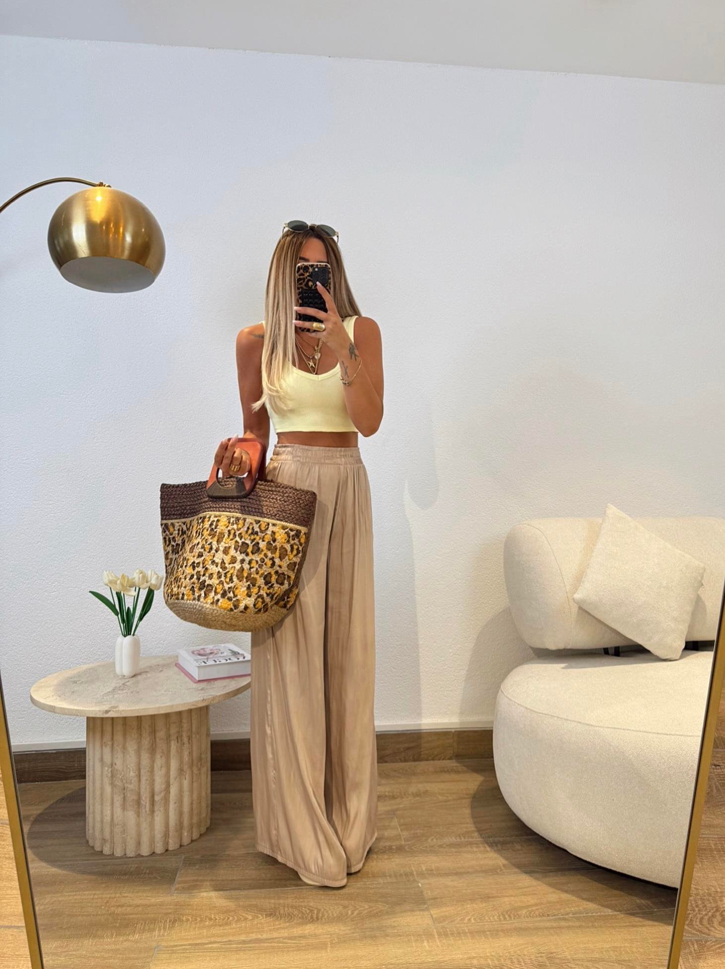 Z.a Model Saten Vizon Bol Pantolon