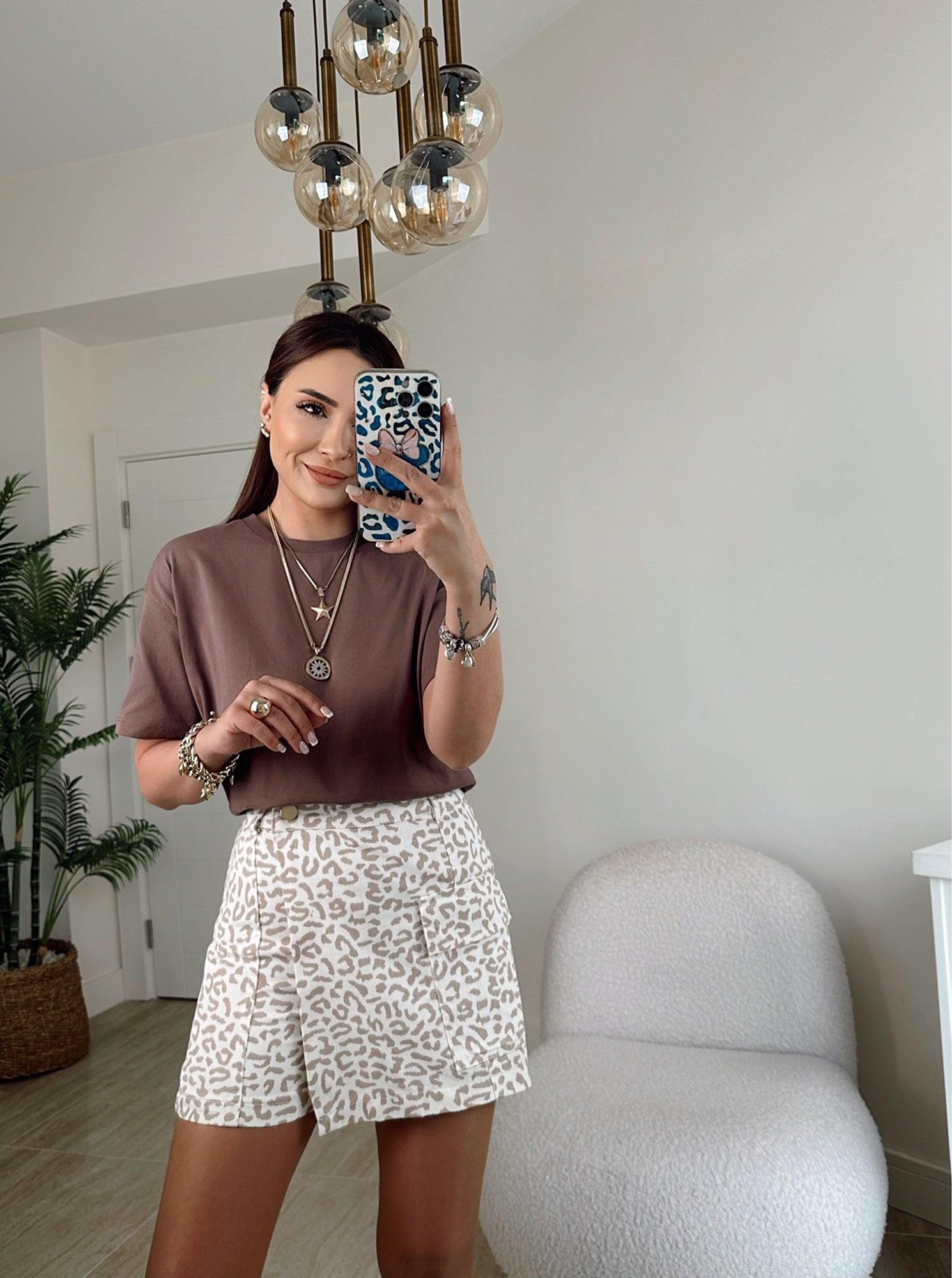 Z.A Kahve Crop Basic