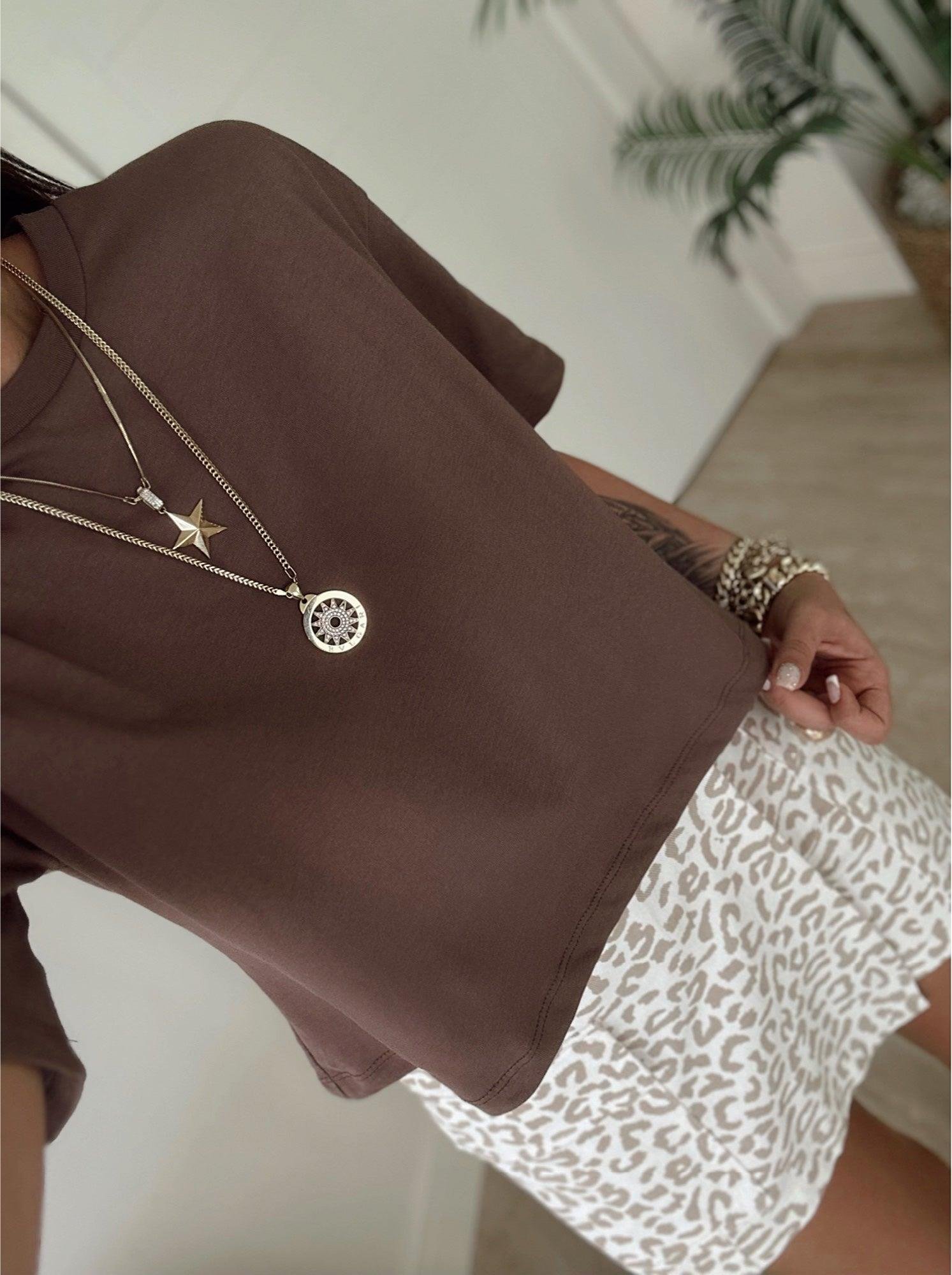 Z.A Kahve Crop Basic