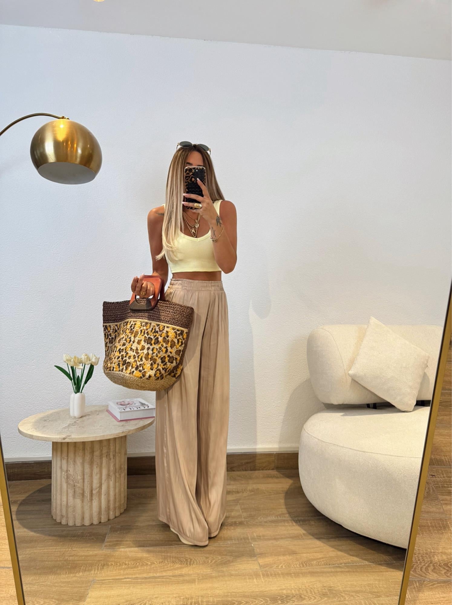 Z.a Model Saten Vizon Bol Pantolon