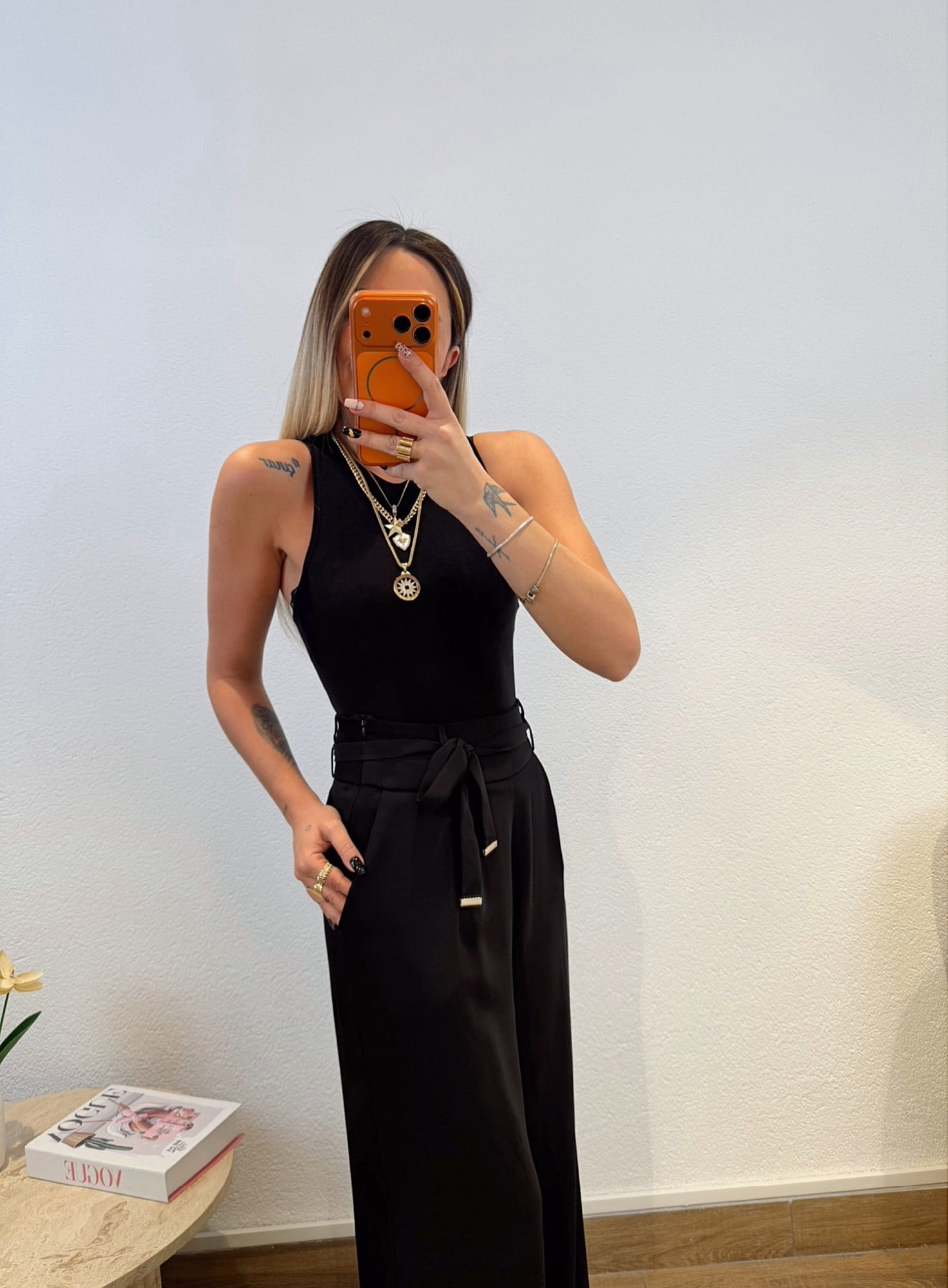 Z.a Kuşaklı Saten Pantolon