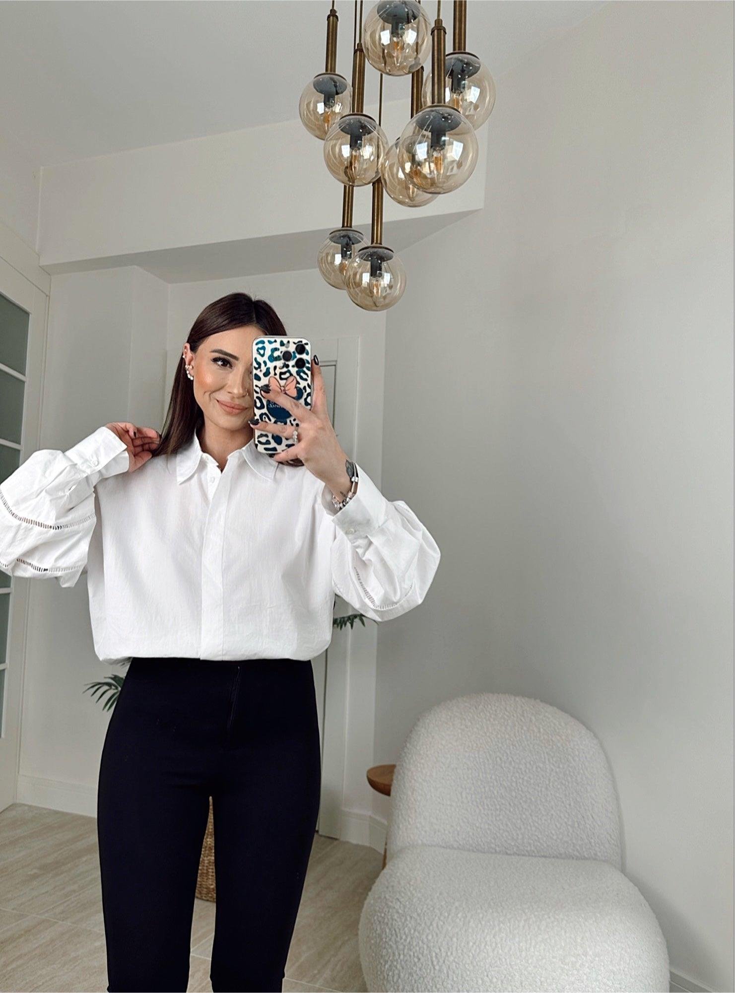 Z.A Balon Kol Oversize Poplin Gömlek