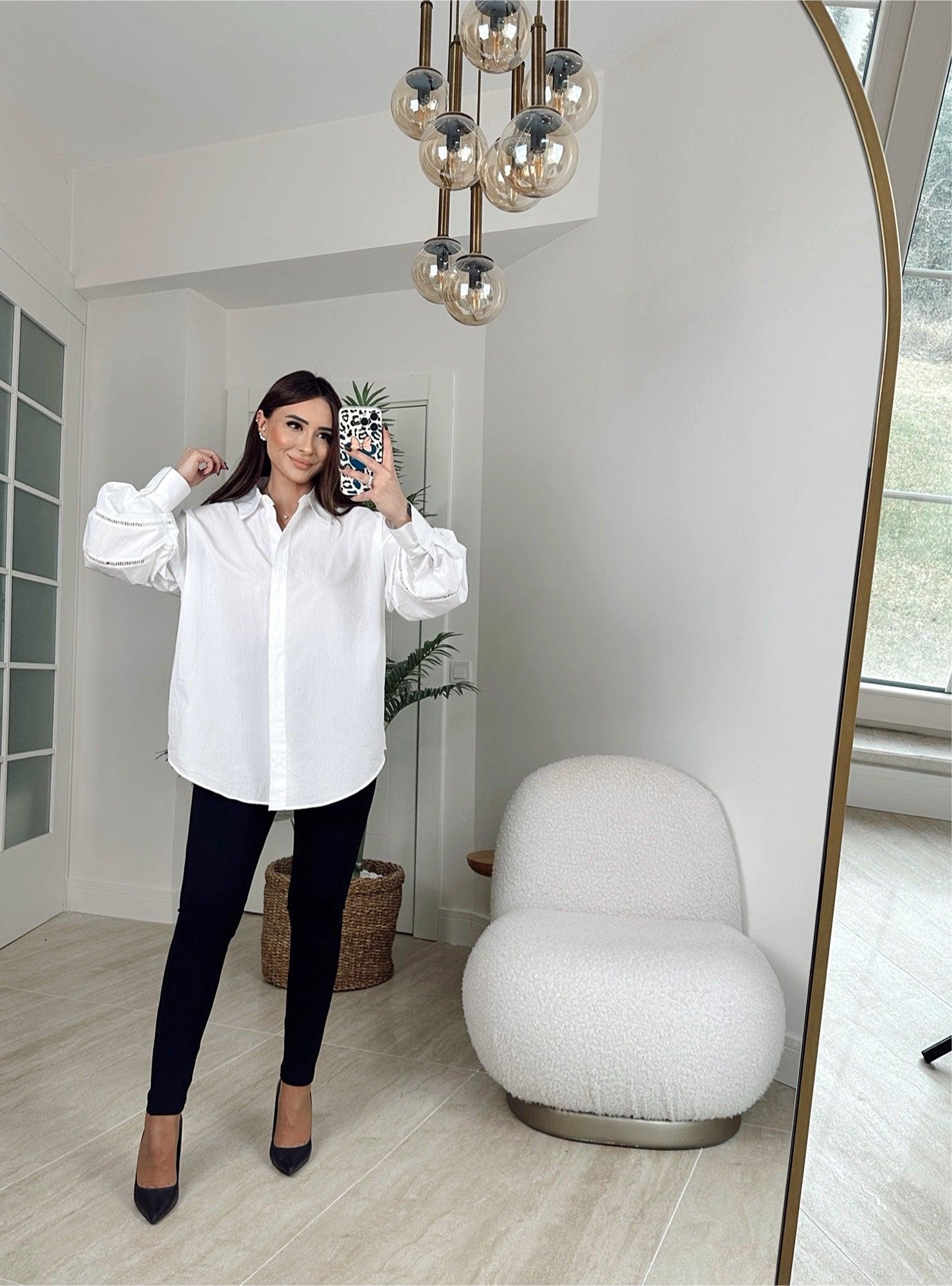 Z.A Balon Kol Oversize Poplin Gömlek
