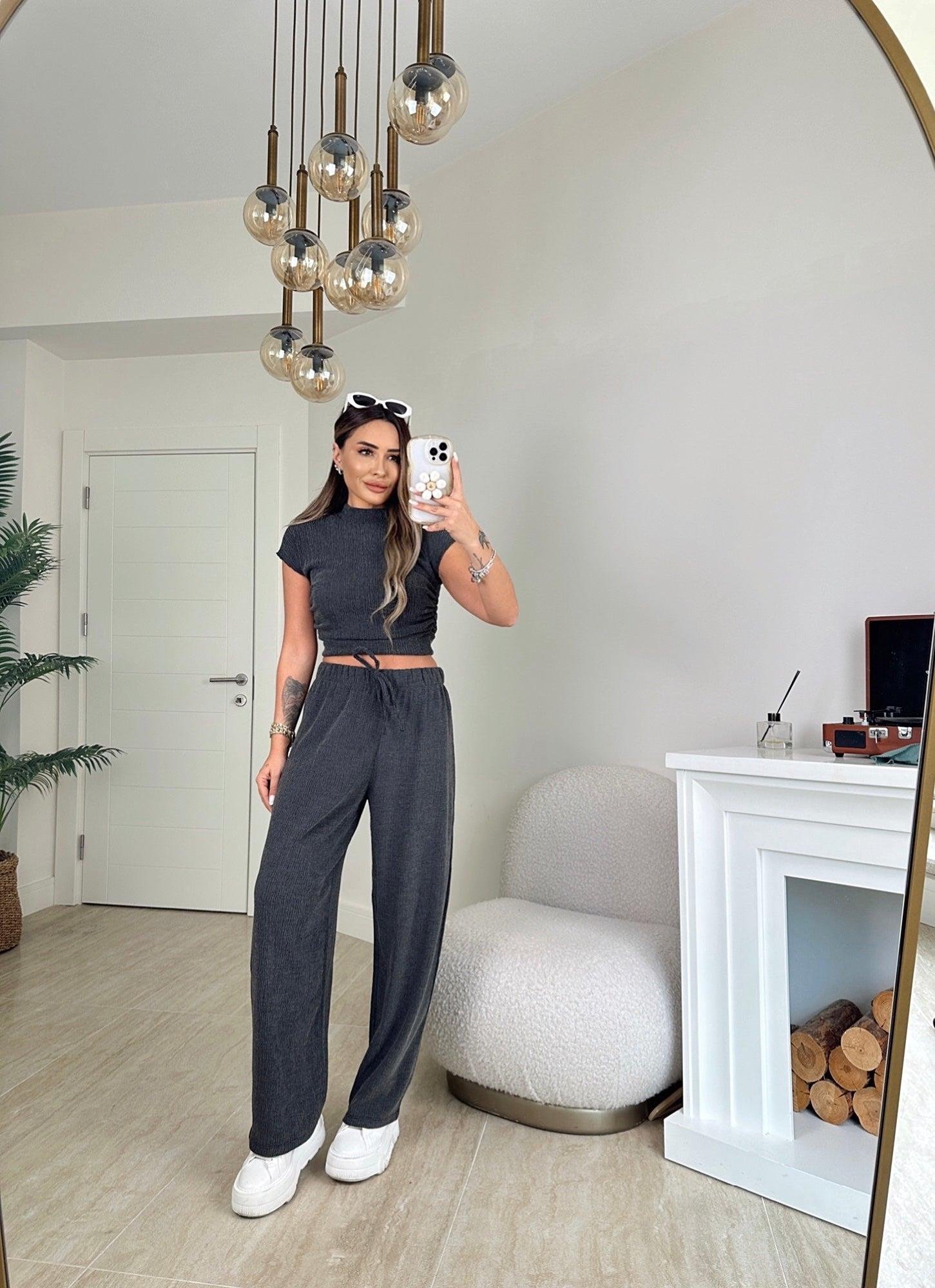 Z.A Model Antrasit Eşofman Takımı