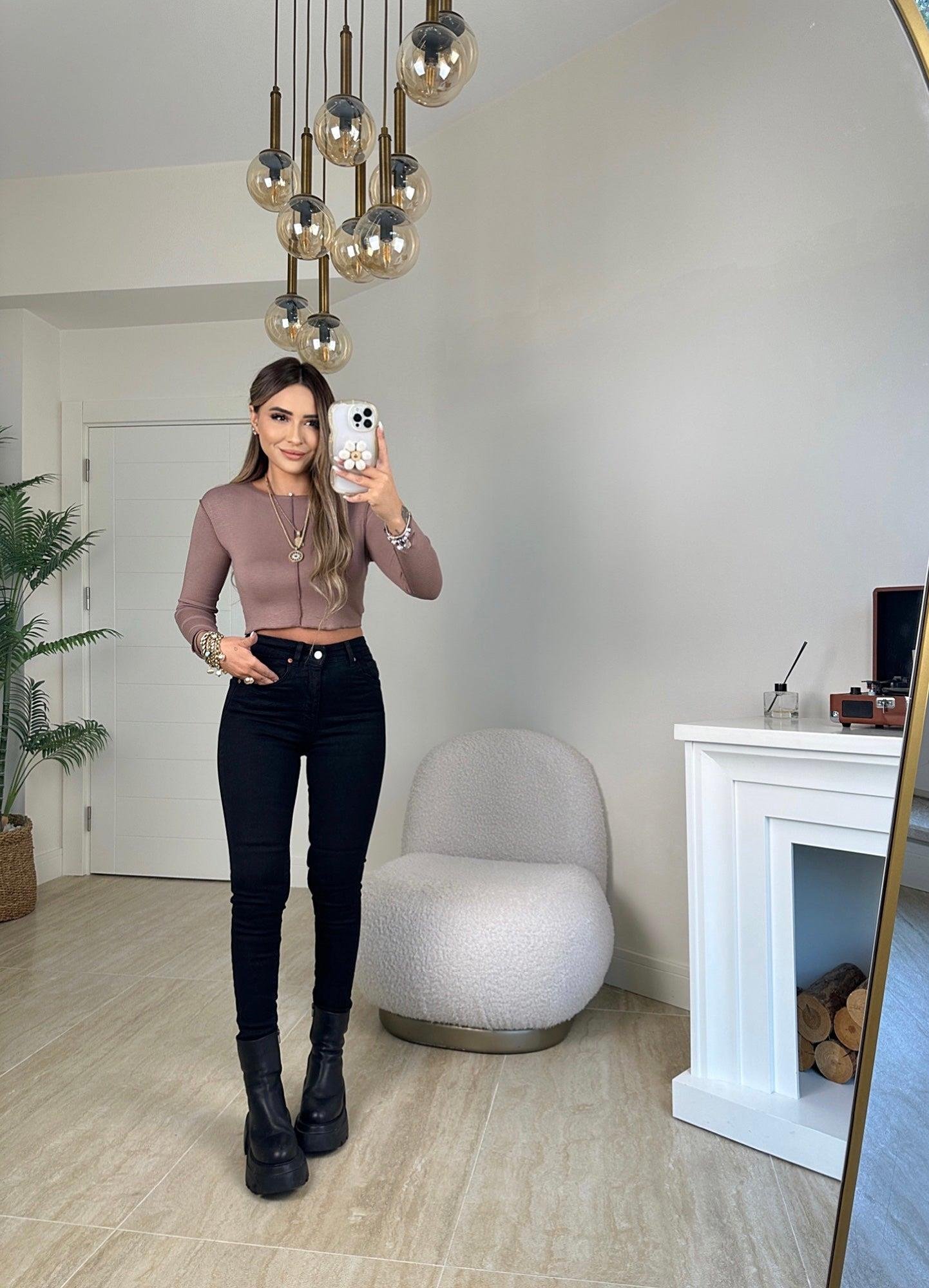 Z.A Toparlayıcı Siyah Skinny Jean
