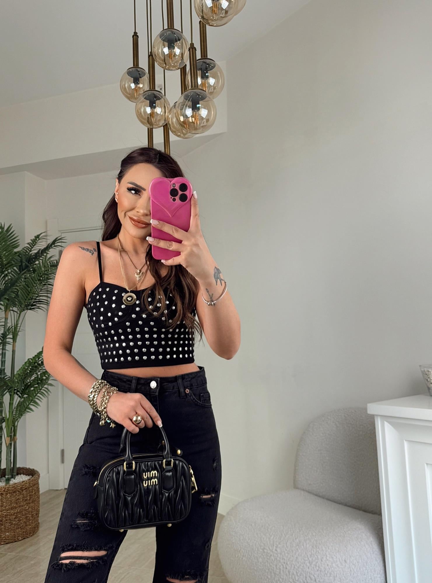 Zımba Detay Balenli Crop