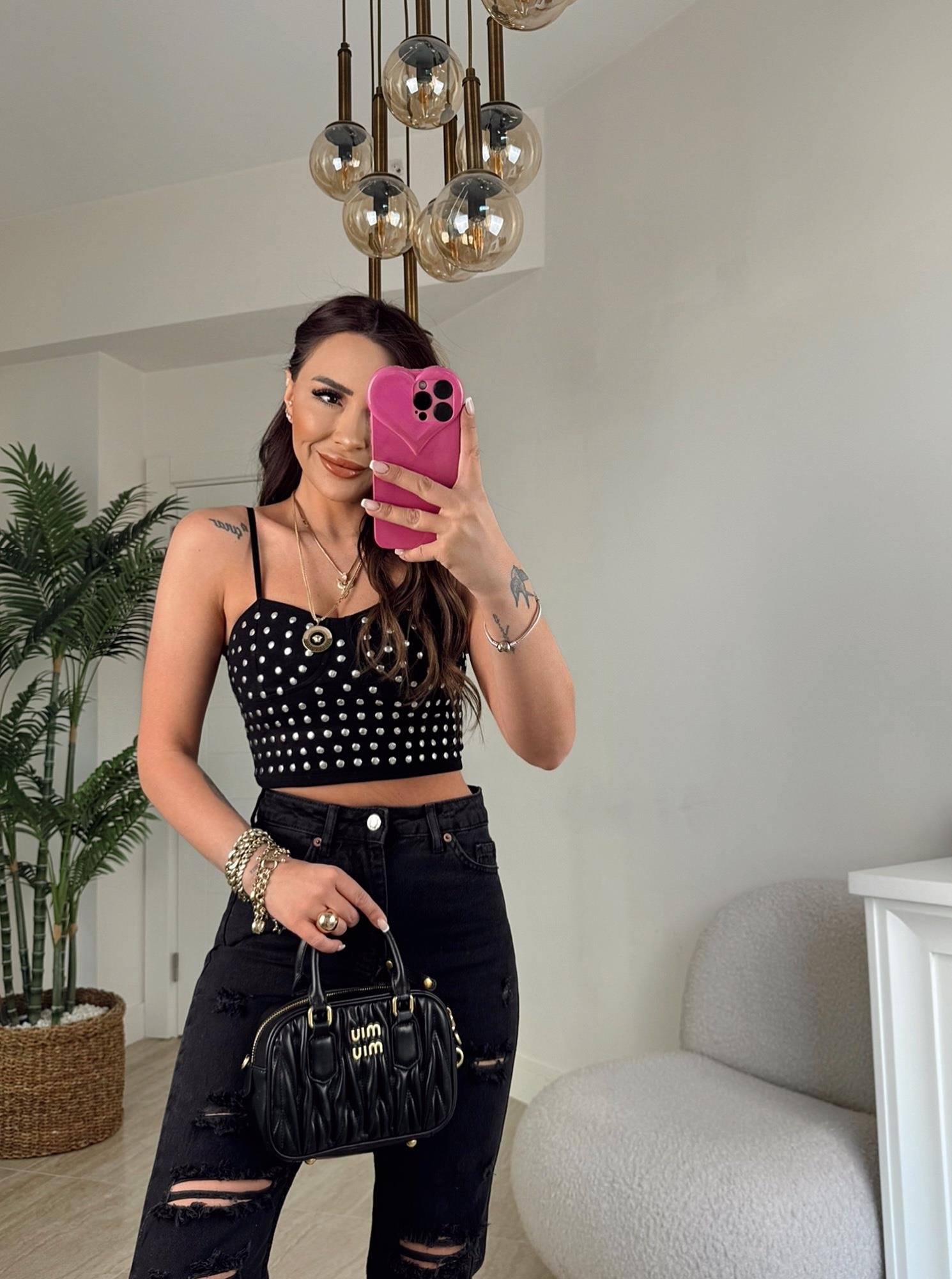 Zımba Detay Balenli Crop