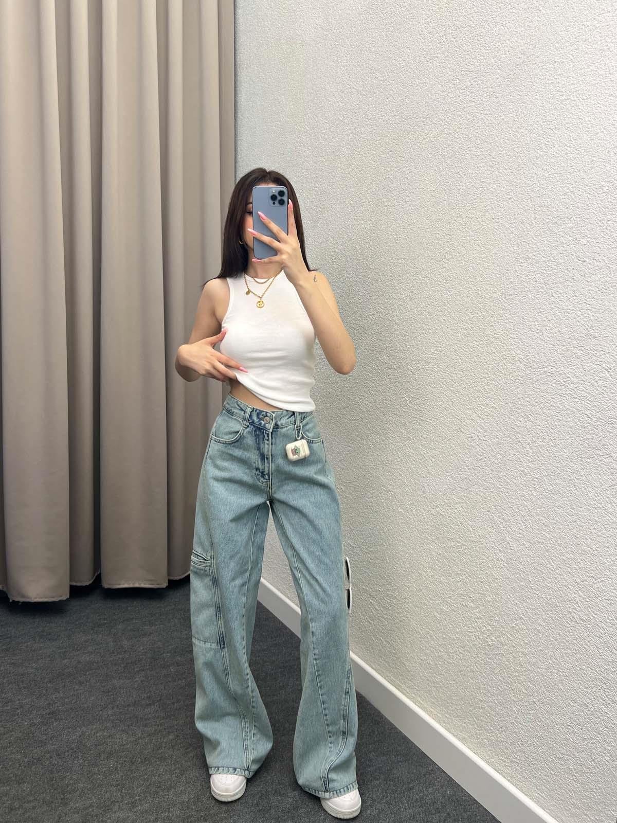 Air Mavi Kargo Cep Jean