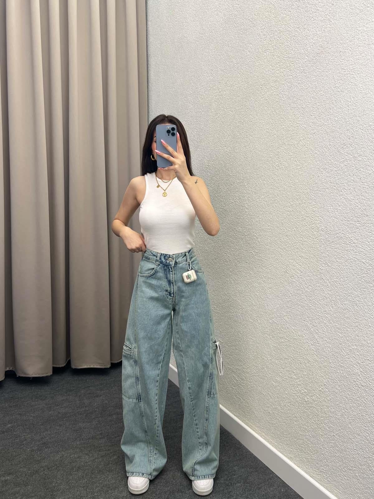 Air Mavi Kargo Cep Jean