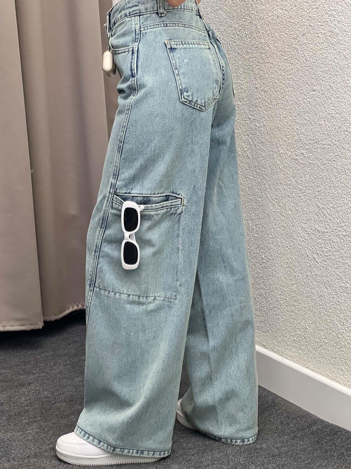 Air Mavi Kargo Cep Jean