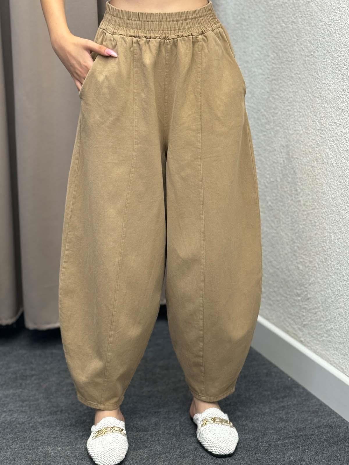 Alaaddin Bej Keten Gabardin Şalvar