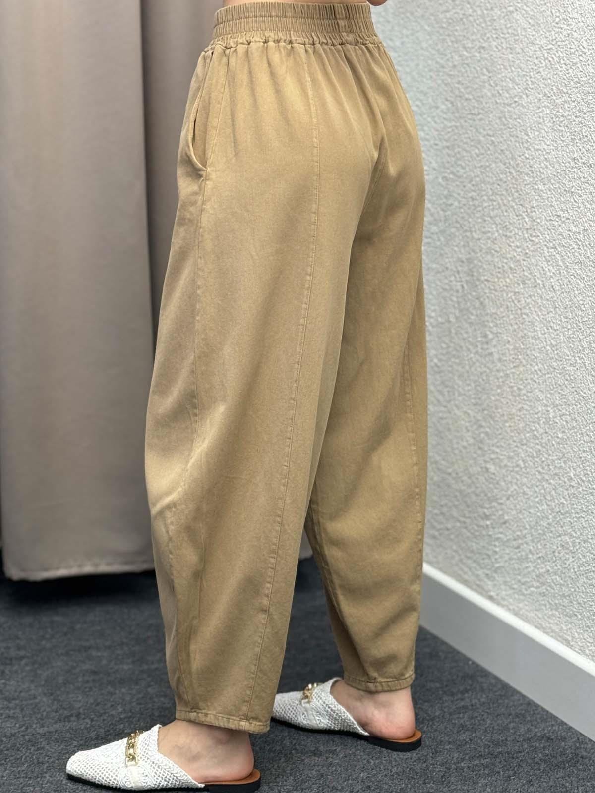 Alaaddin Bej Keten Gabardin Şalvar