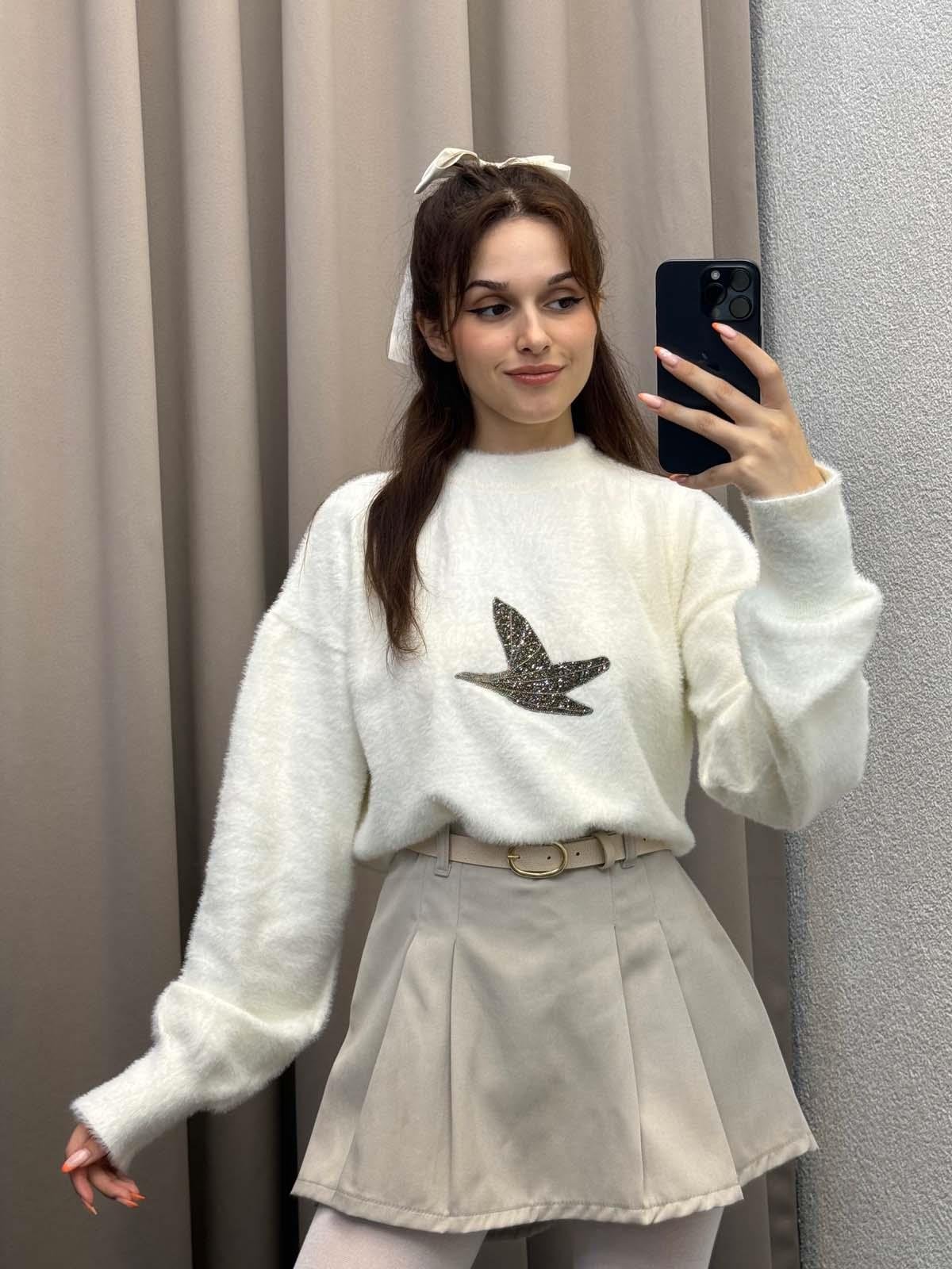 Bymn Plus Yumoş Kuşlu Kazak