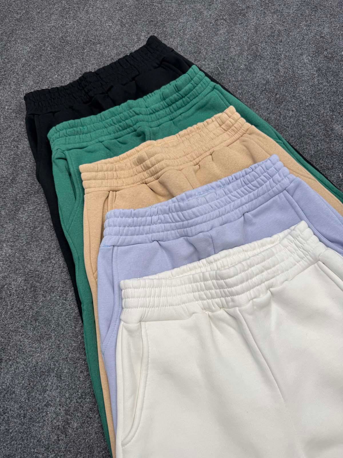 Chester Üç İplik Şardonlu Siyah Jogger