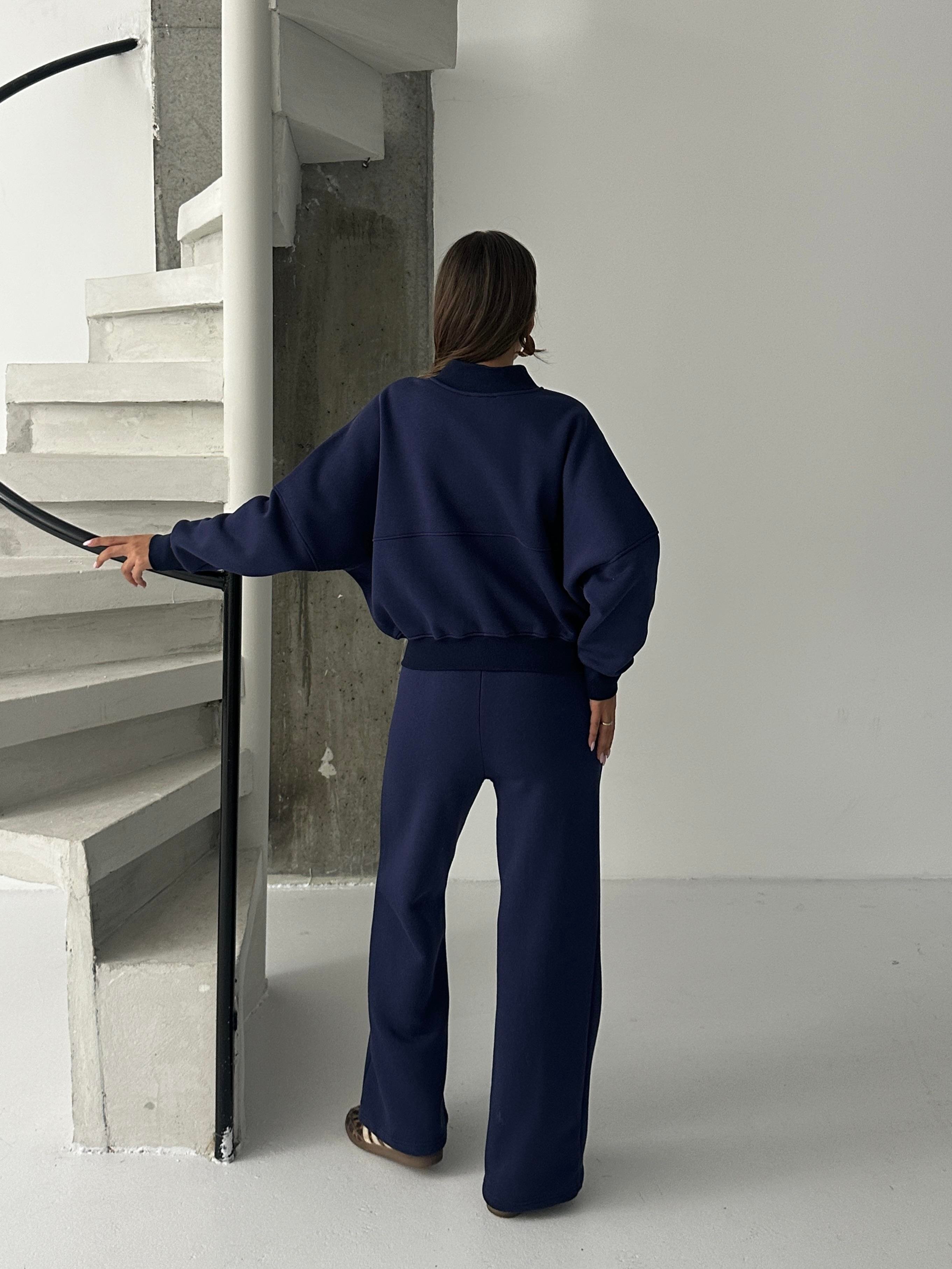 Çimalı Fermuar Detay Şardonlu Eşofman Takım