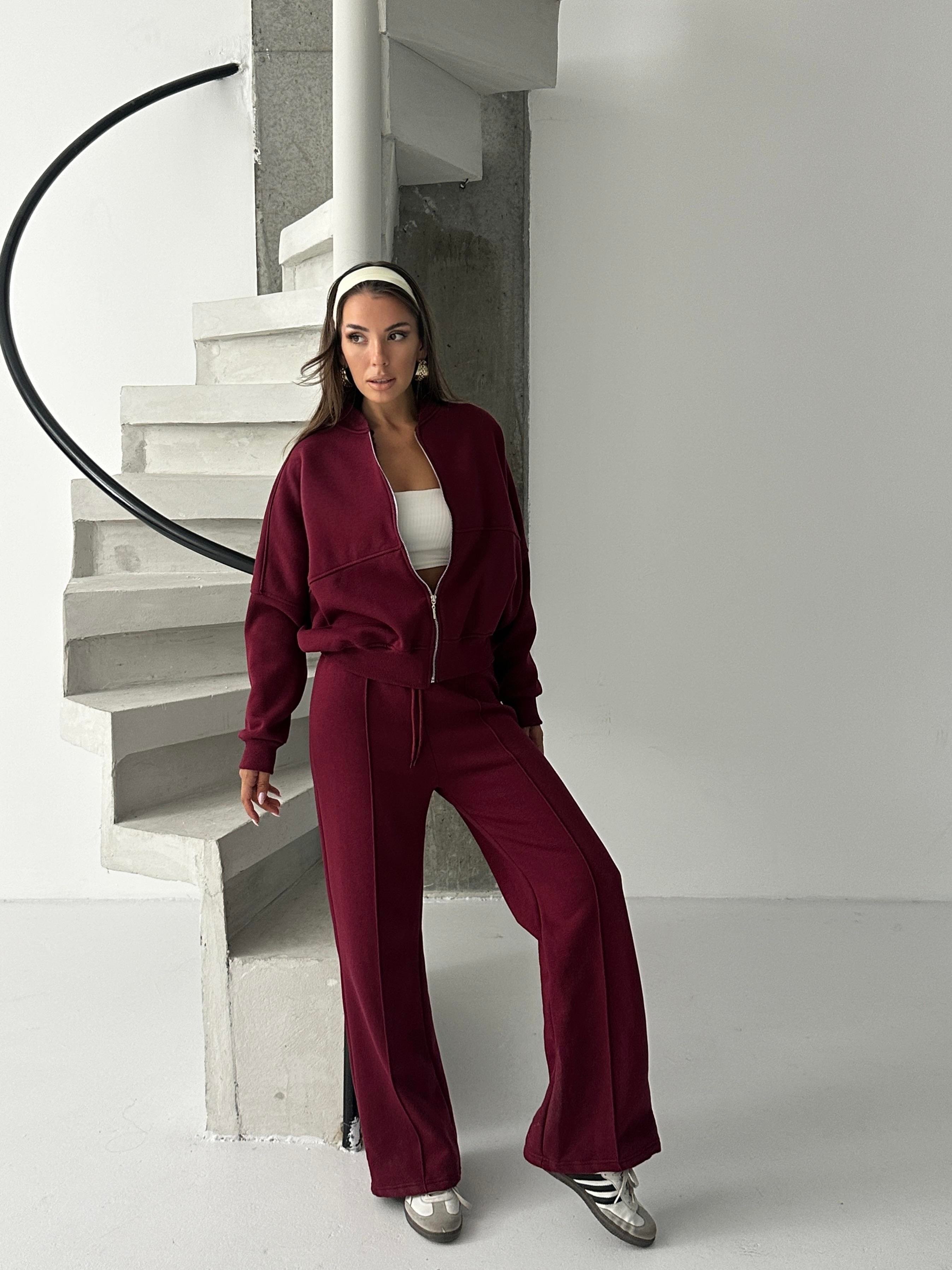 Çimalı Fermuar Detay Şardonlu Eşofman Takım