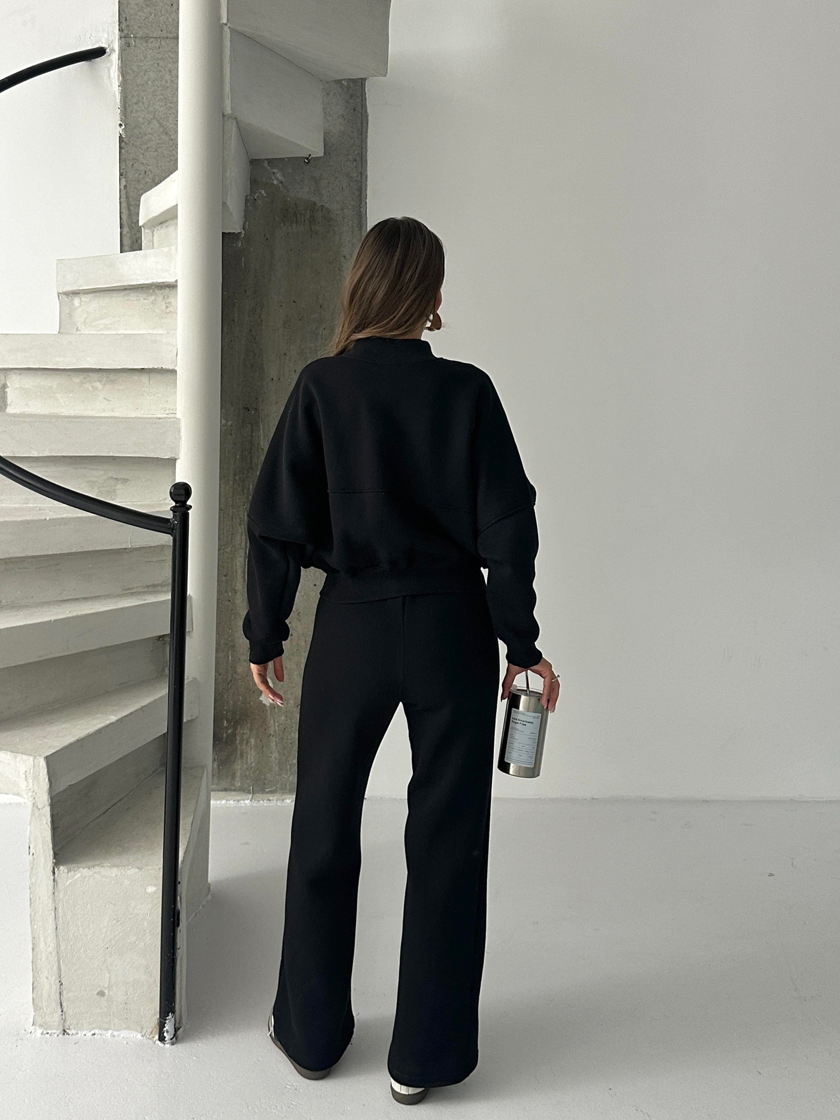 Çimalı Fermuar Detay Şardonlu Eşofman Takım