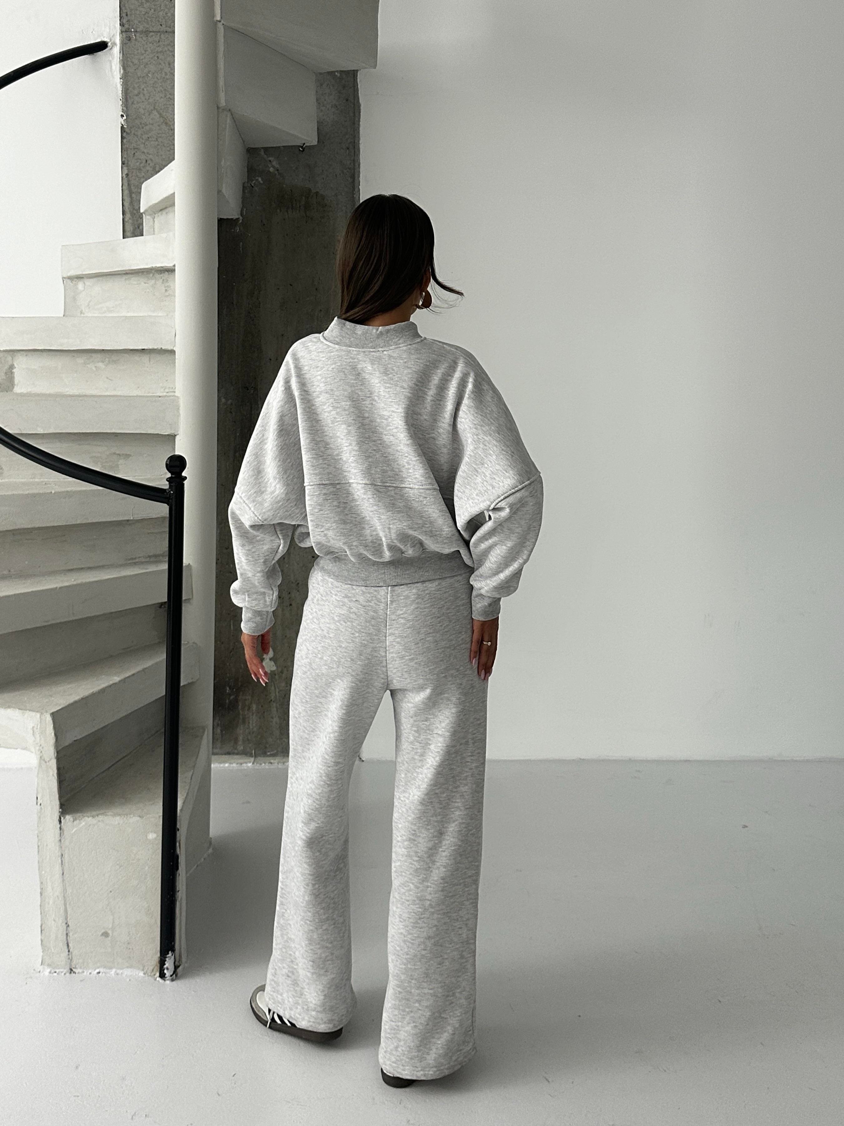 Çimalı Fermuar Detay Şardonlu Eşofman Takım