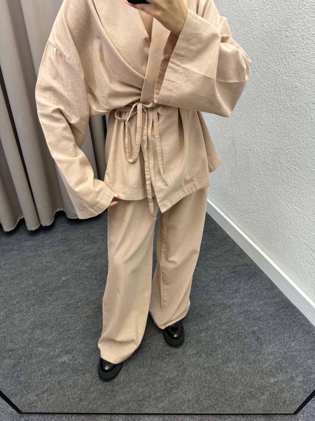 Danilo Keten Bej Kimono Takım