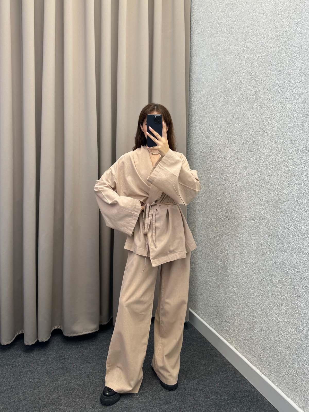 Danilo Keten Bej Kimono Takım