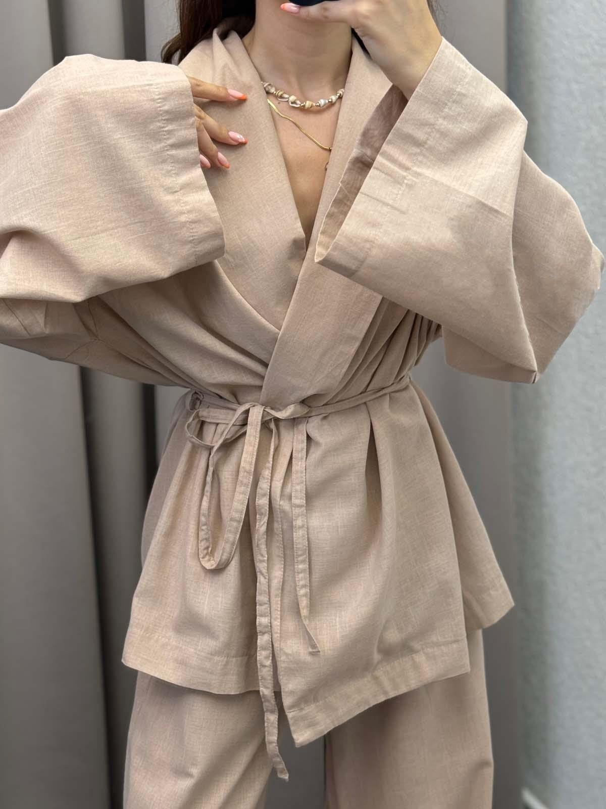 Danilo Keten Bej Kimono Takım