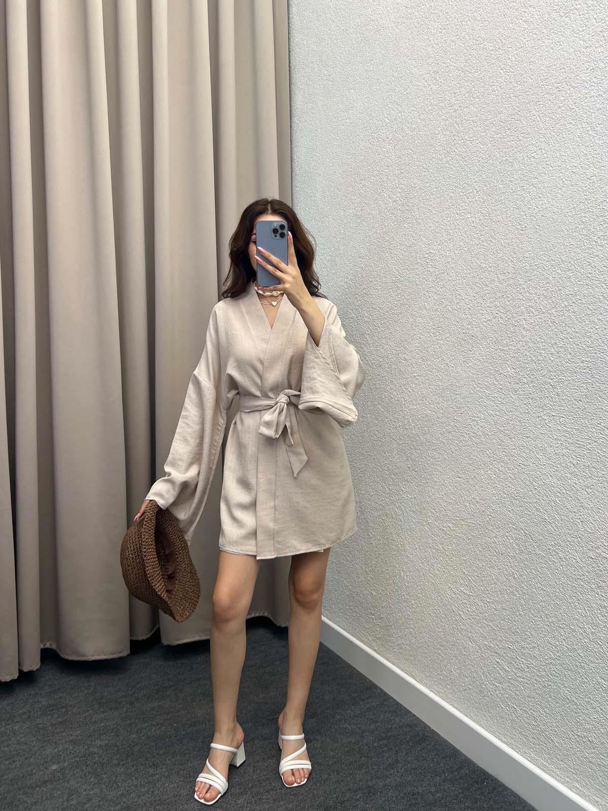 Ello Keten Bej Kimono Takım