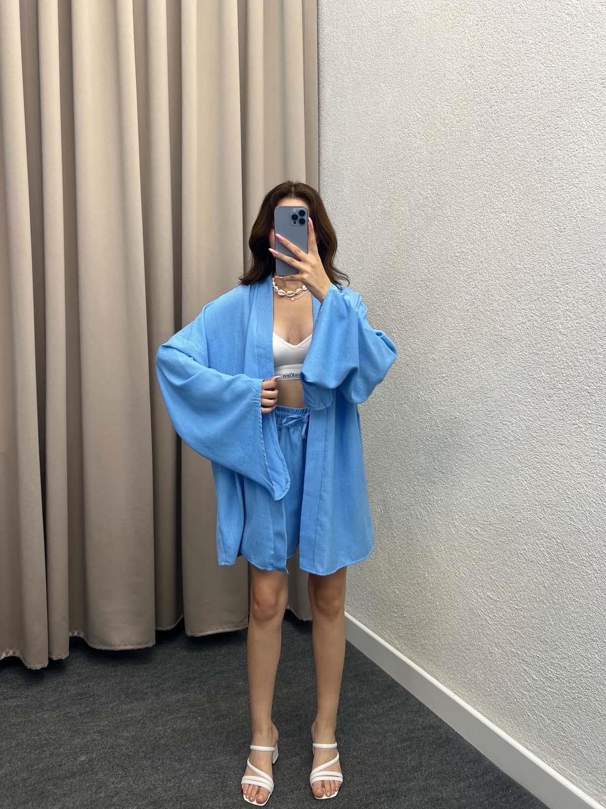 Ello Keten Mavi Kimono Takım