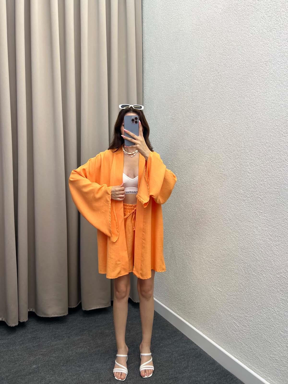 Ello Keten Turuncu Kimono Takım