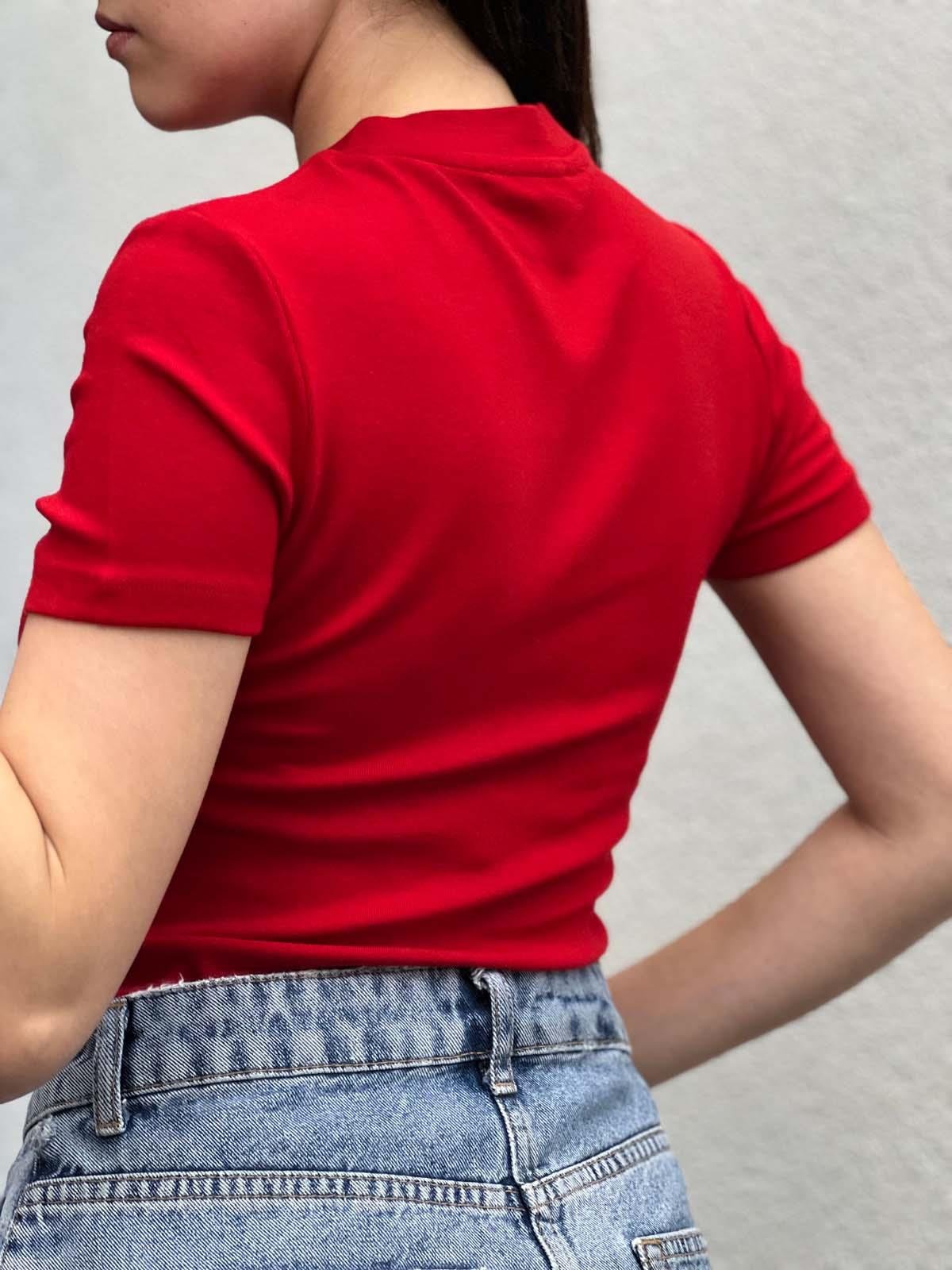 Harvey Oysh Modal Kırmızı Crop