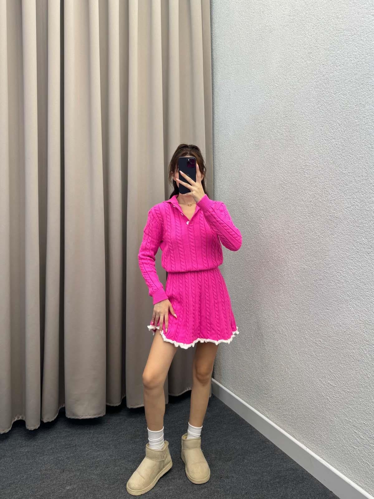 Heide Pembe Triko Takım