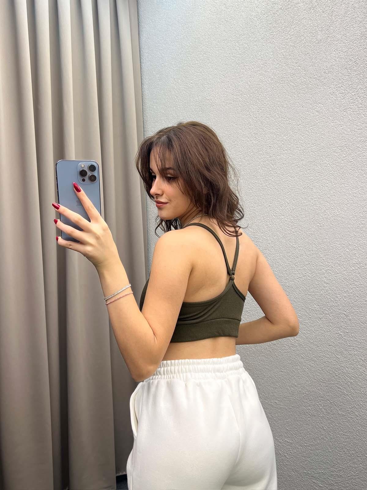 Hola Haki Fitilli Crop