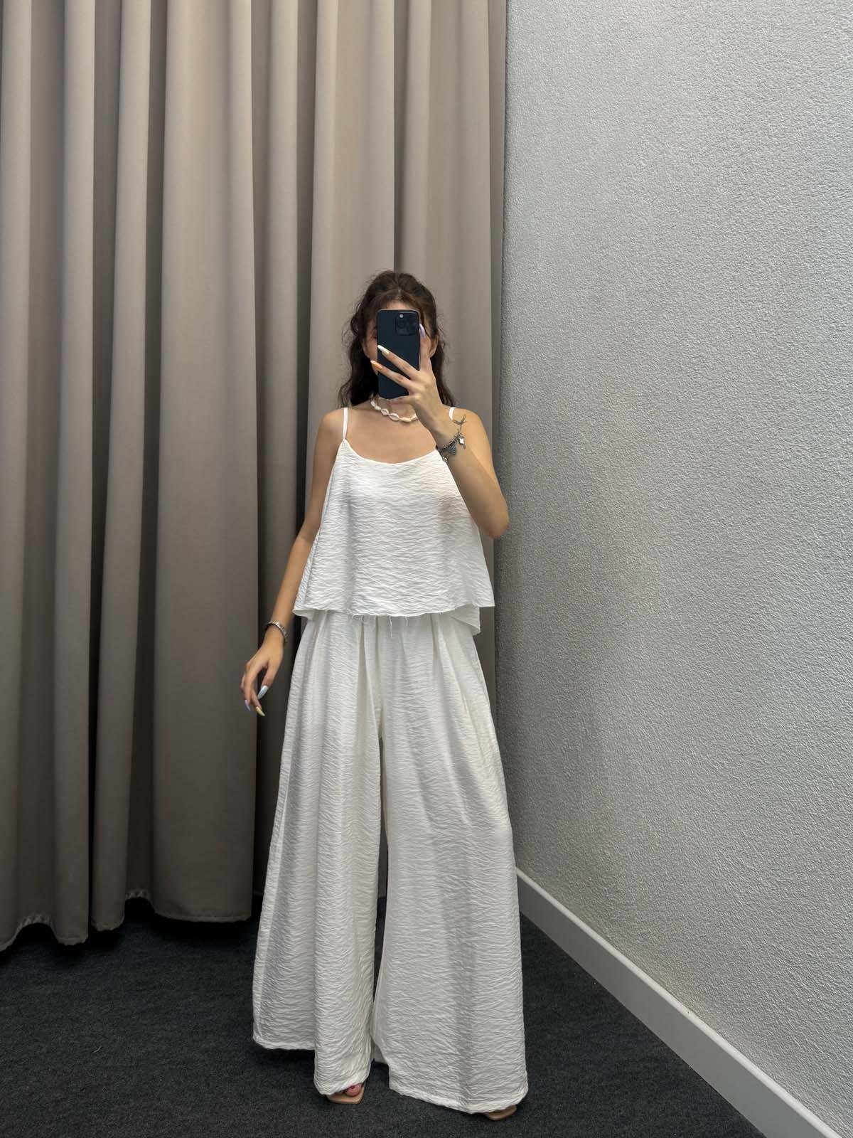 Jase Beyaz Tensel Takım