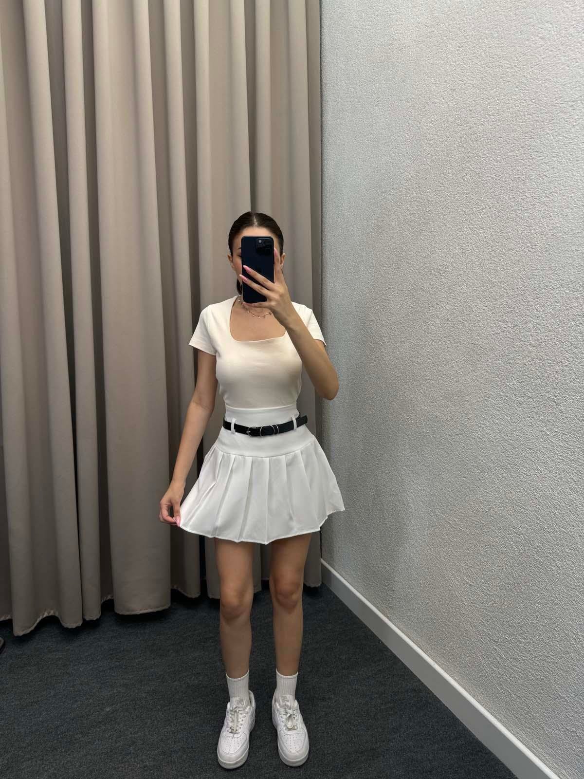 Kneph Kare Yaka Krem Crop