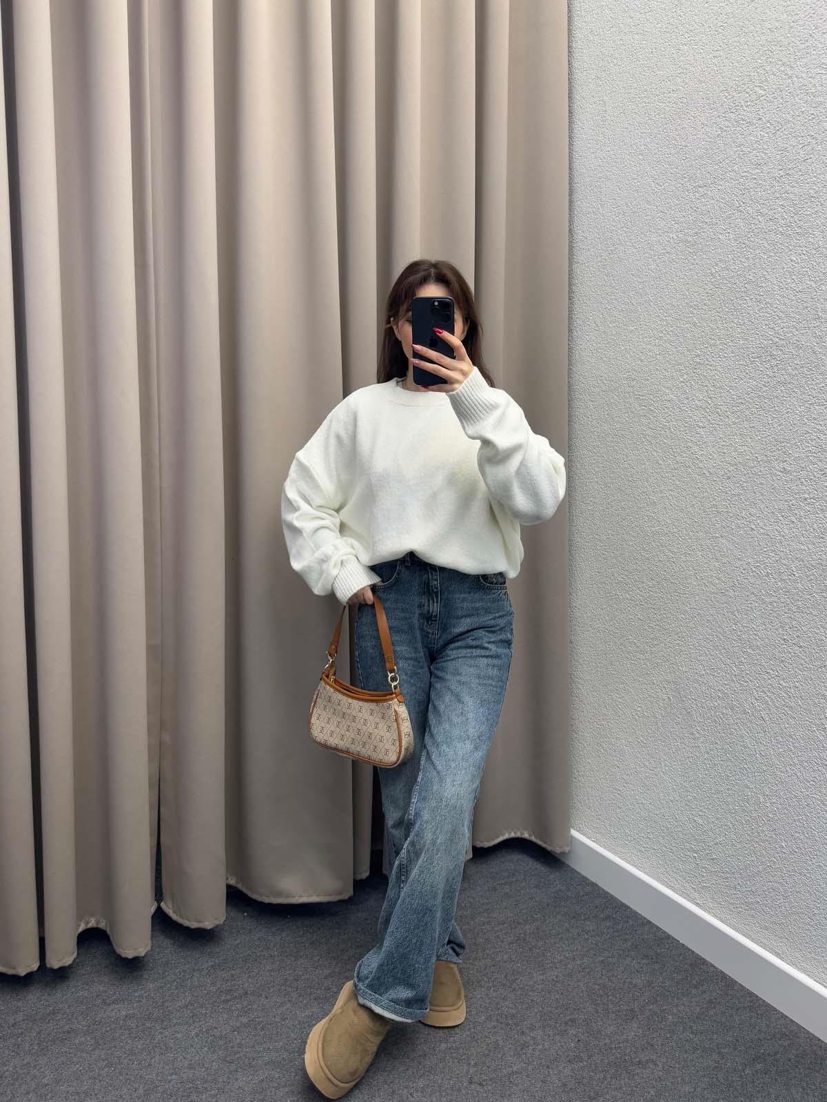 Massimo Dutti  Krem Kazak