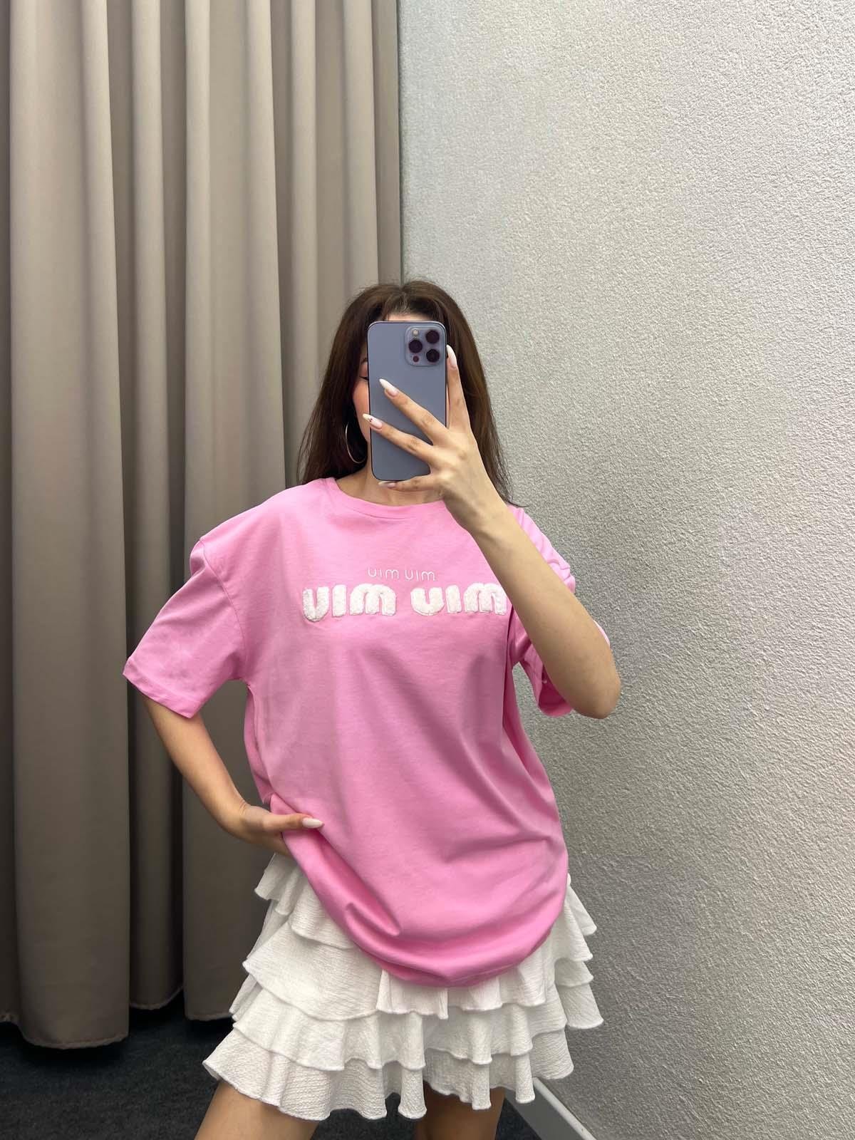Miuv Pembe Oversize Tshirt