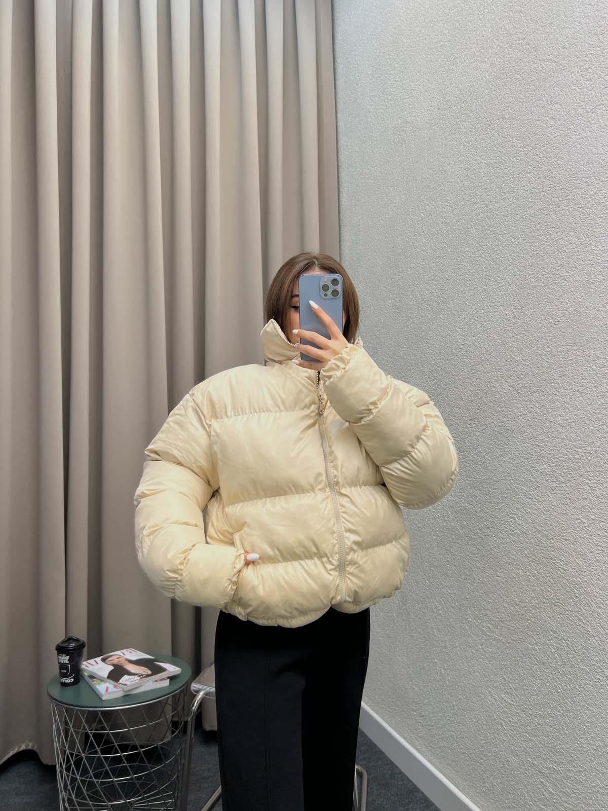 Olivia Krem Şişme Mont