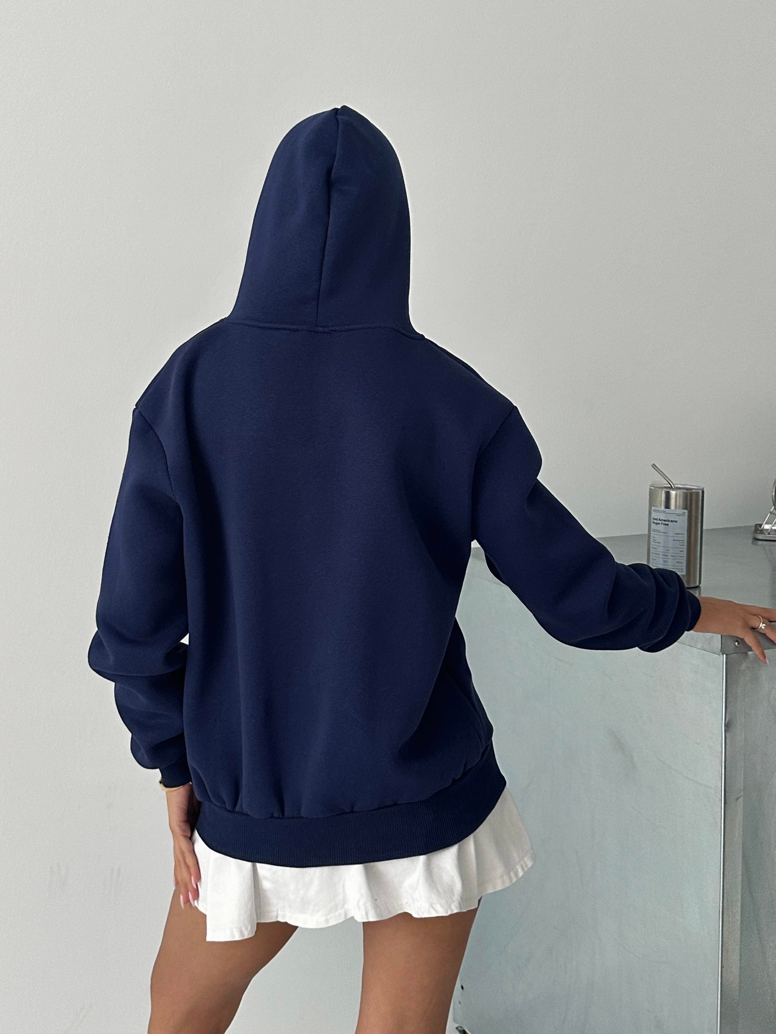 Oversize Kapüşonlu Sweatshirt
